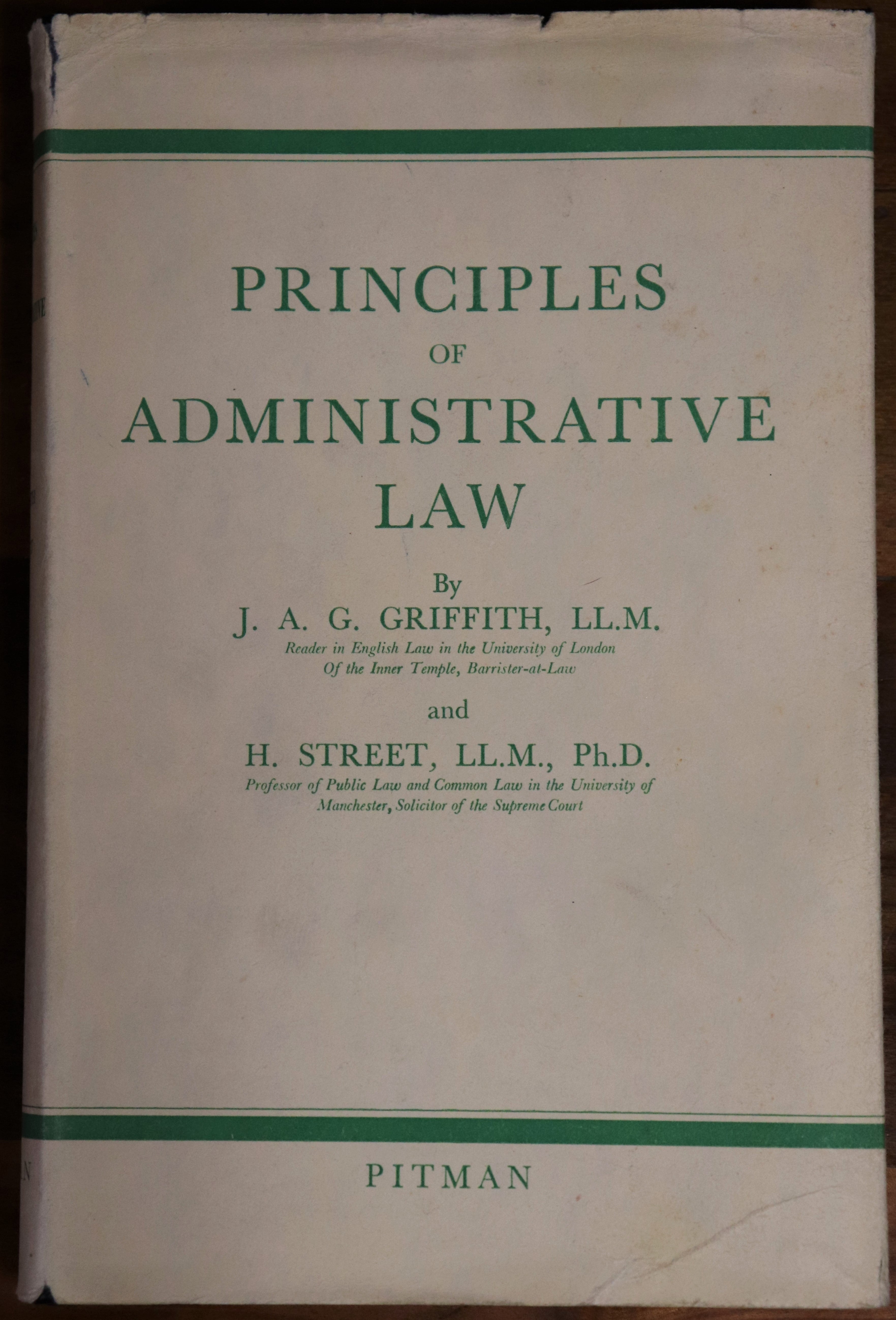 Principles Of Administrative Law - 1959 - Vintage Legal History Book