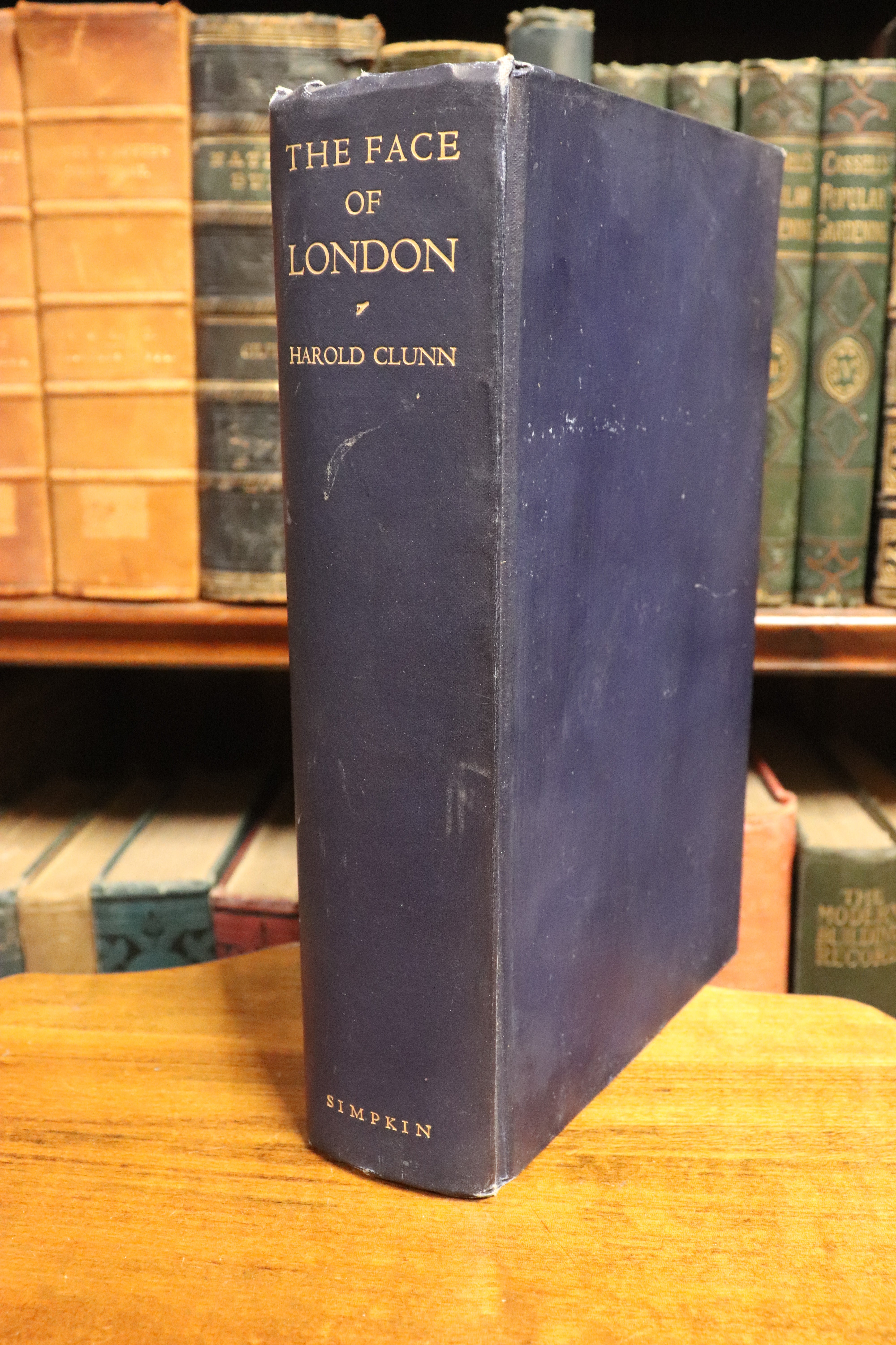 The Face Of London by HP Clunn - 1934 - Antique British History Book