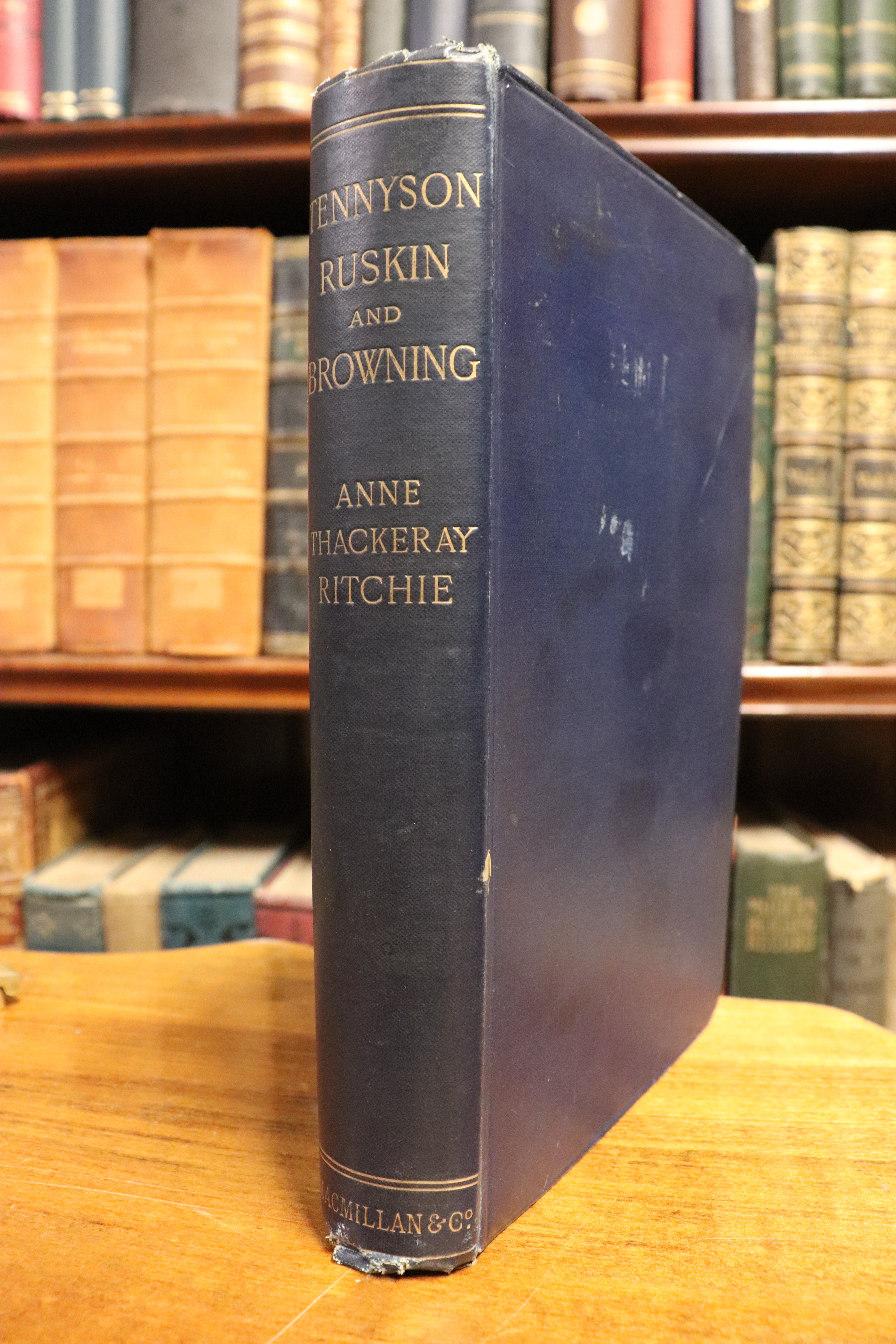 Records Of Tennyson, Ruskin & Browning - 1892 - 1st Edition Antique Book