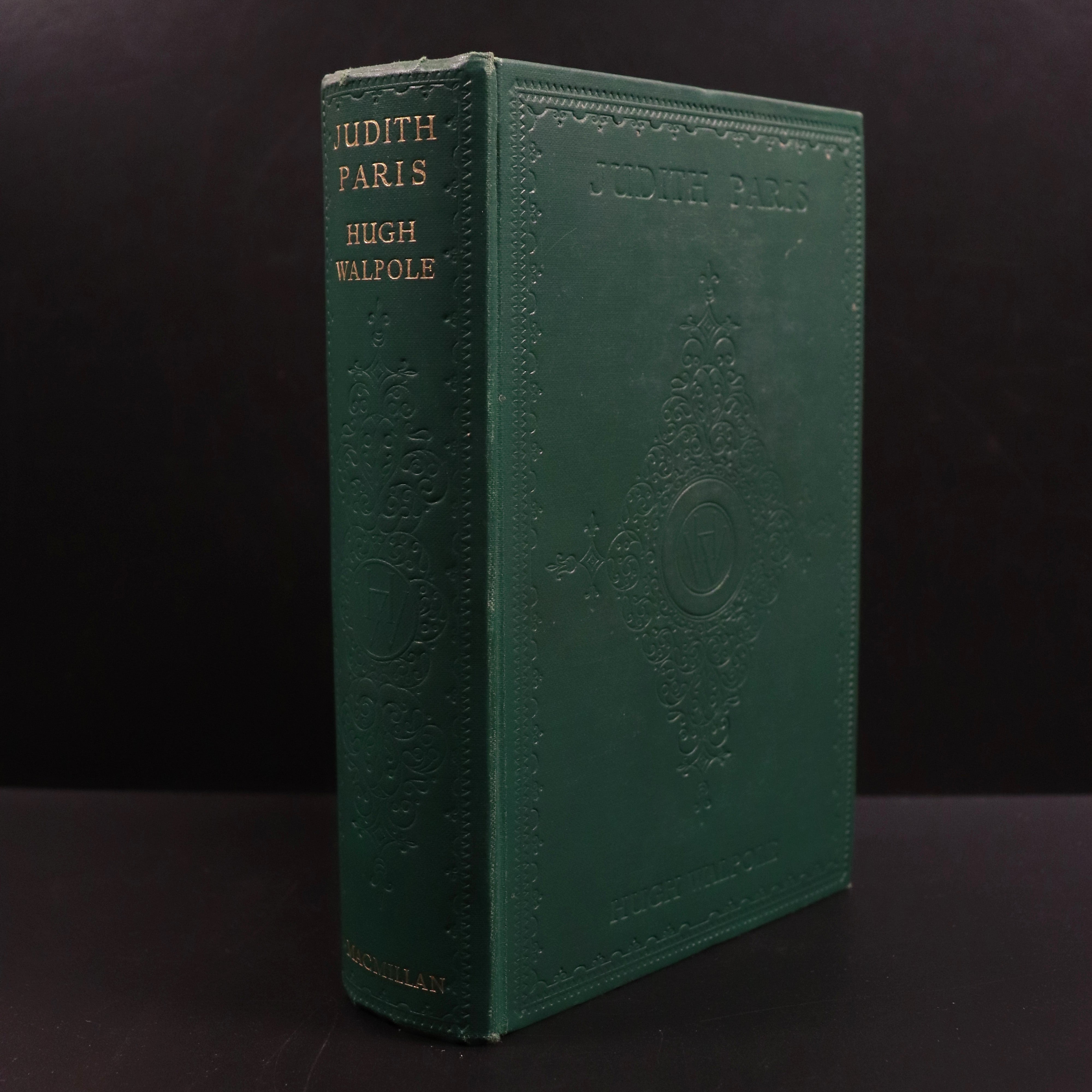 1931 Judith Paris: A Novel by Hugh Walpole 1st Edition British Fiction Book