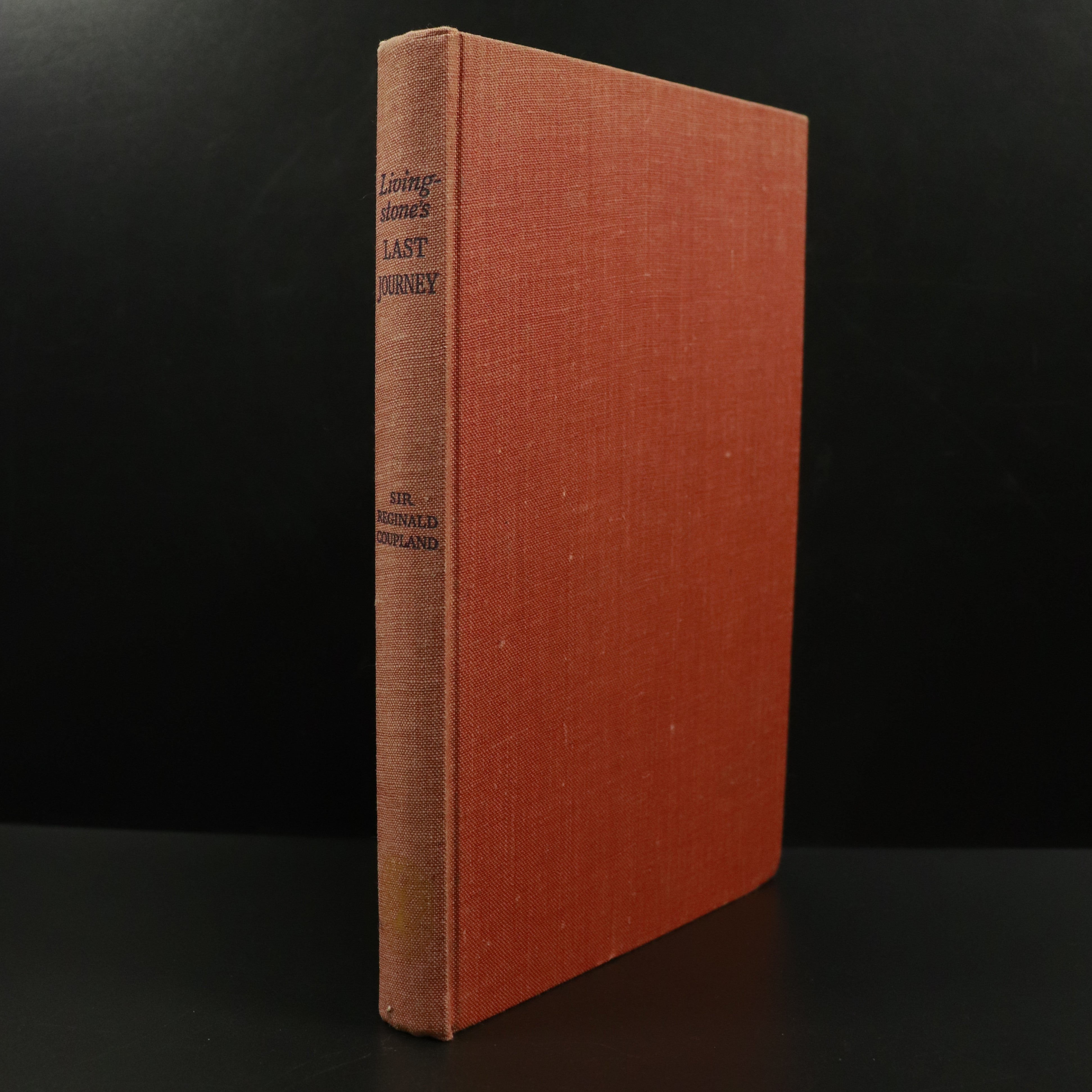 1947 Livingstone's Last Journey by Sir R. Coupland Antique Exploration Book