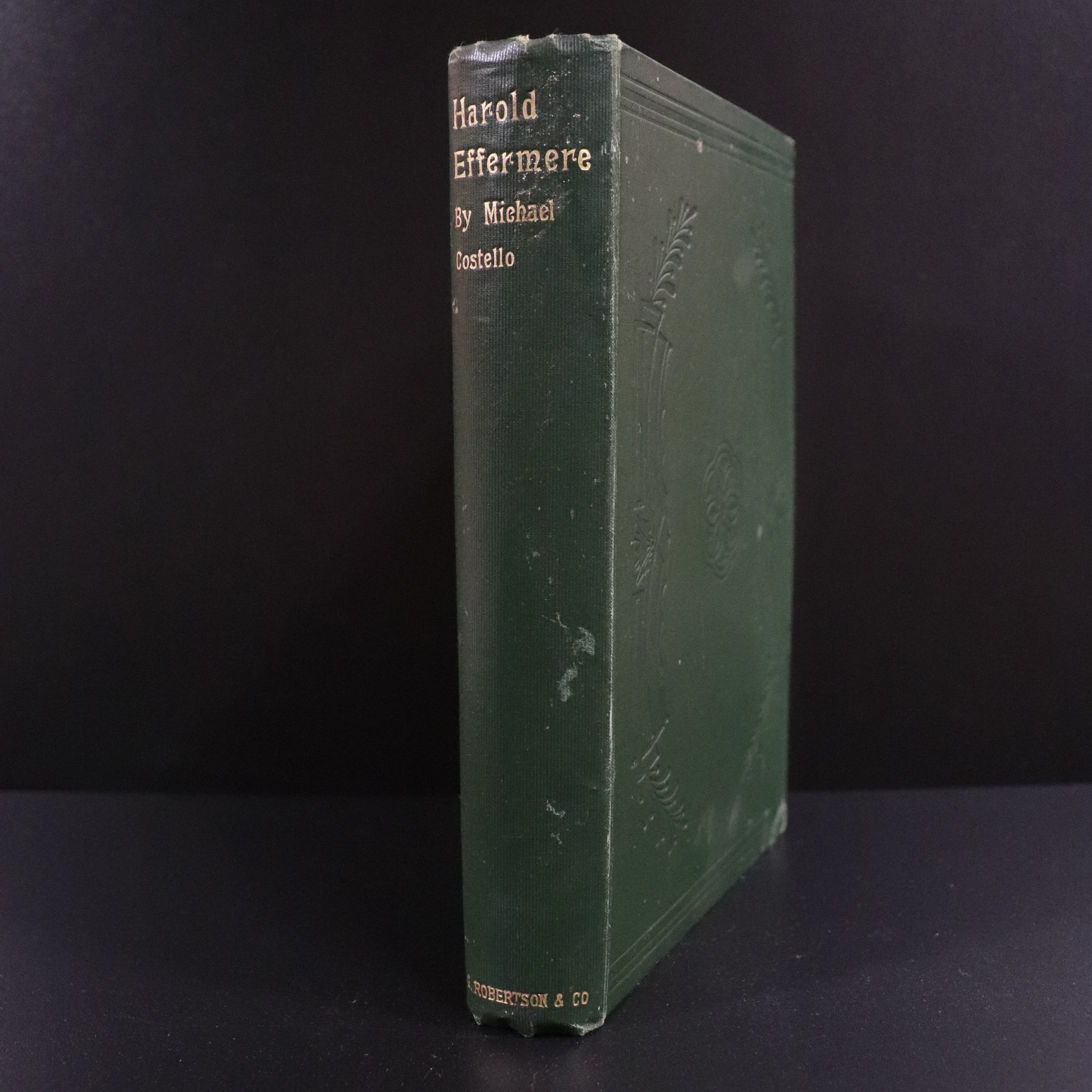 1897 Harold Effermere by Michael Costello Antique Australian Fiction Book Scarce