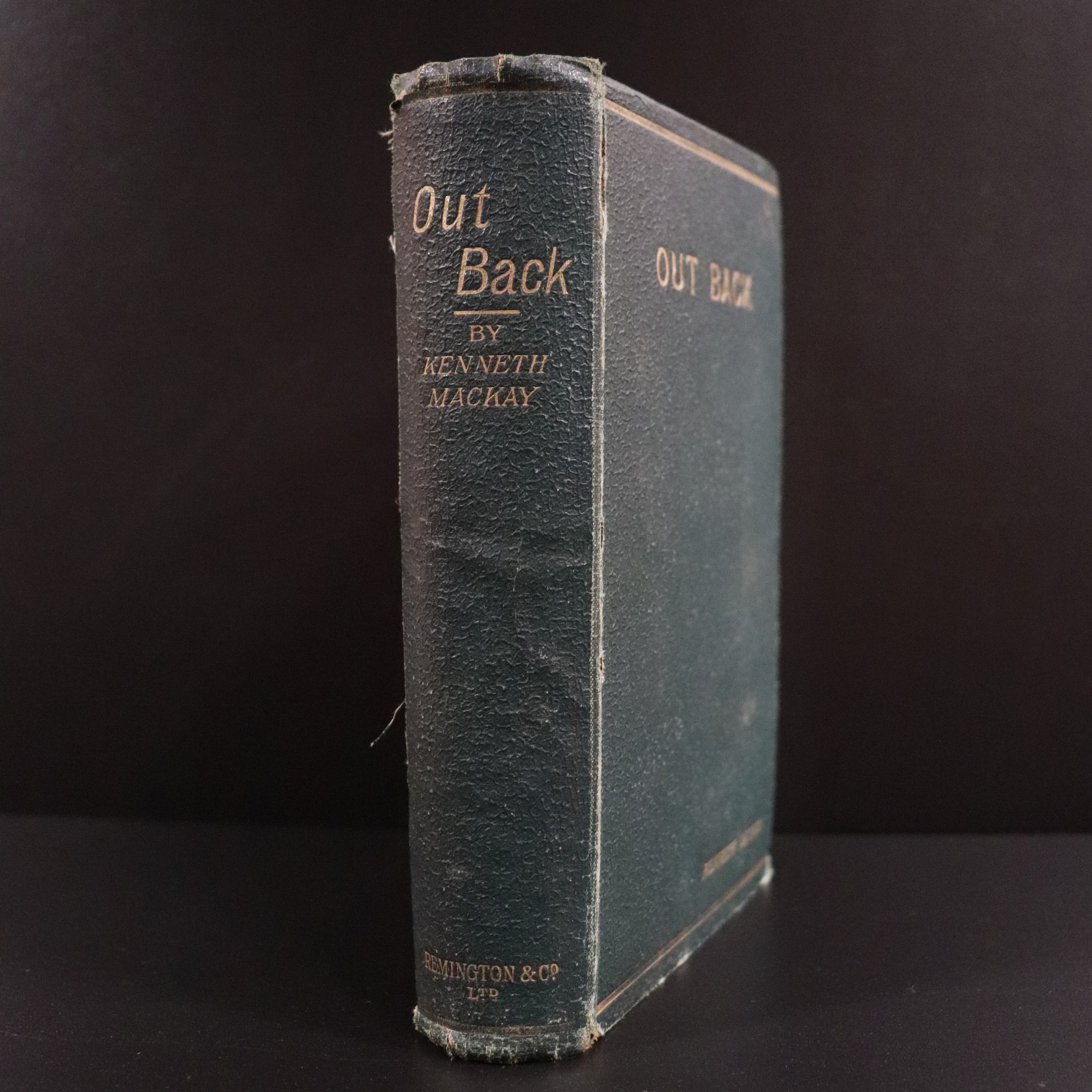 1893 Out Back by Kenneth MacKay 1st Edition Rare Australian Fiction Book