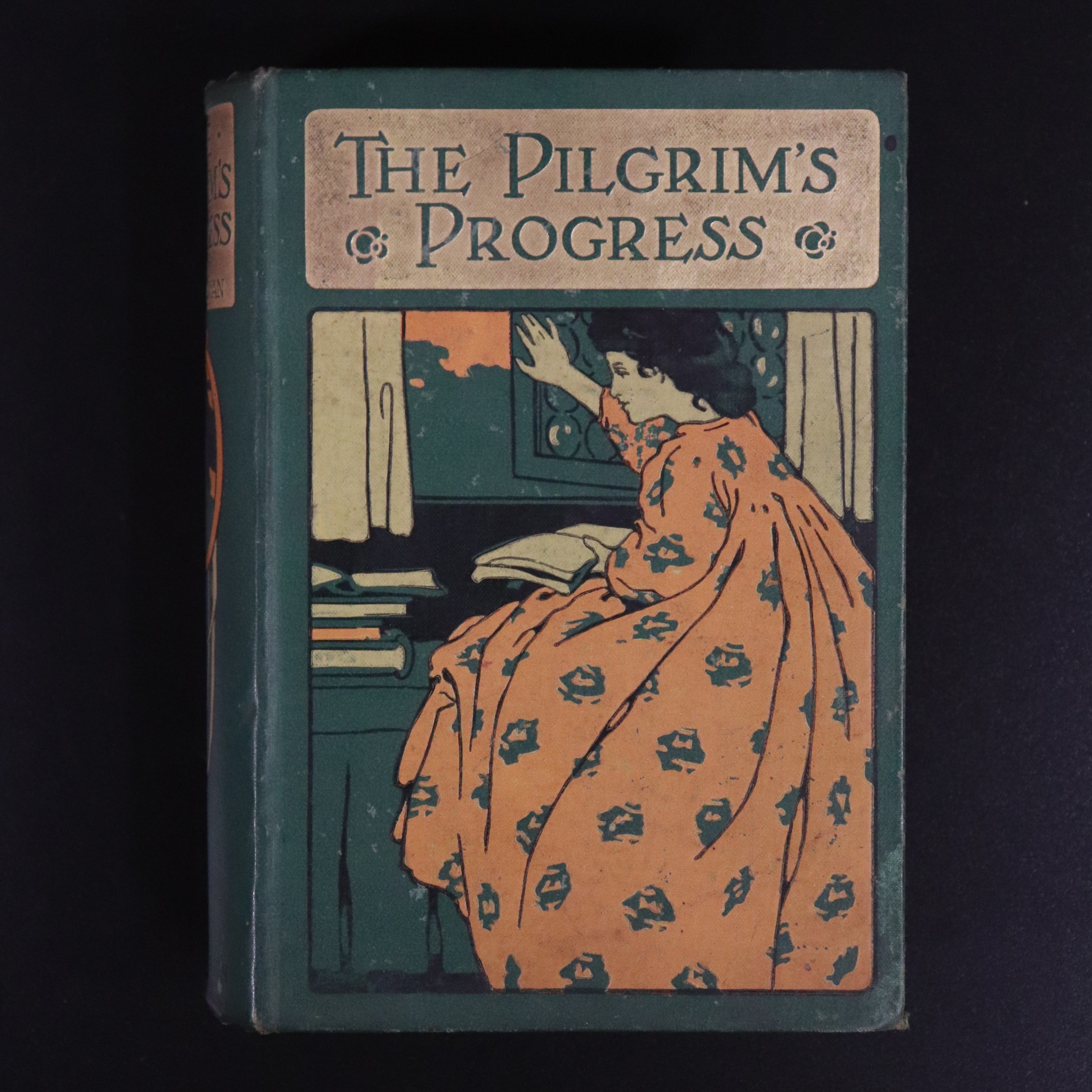 c1909 The Pilgrim's Progress by John Bunyan Illustrated Antique Book