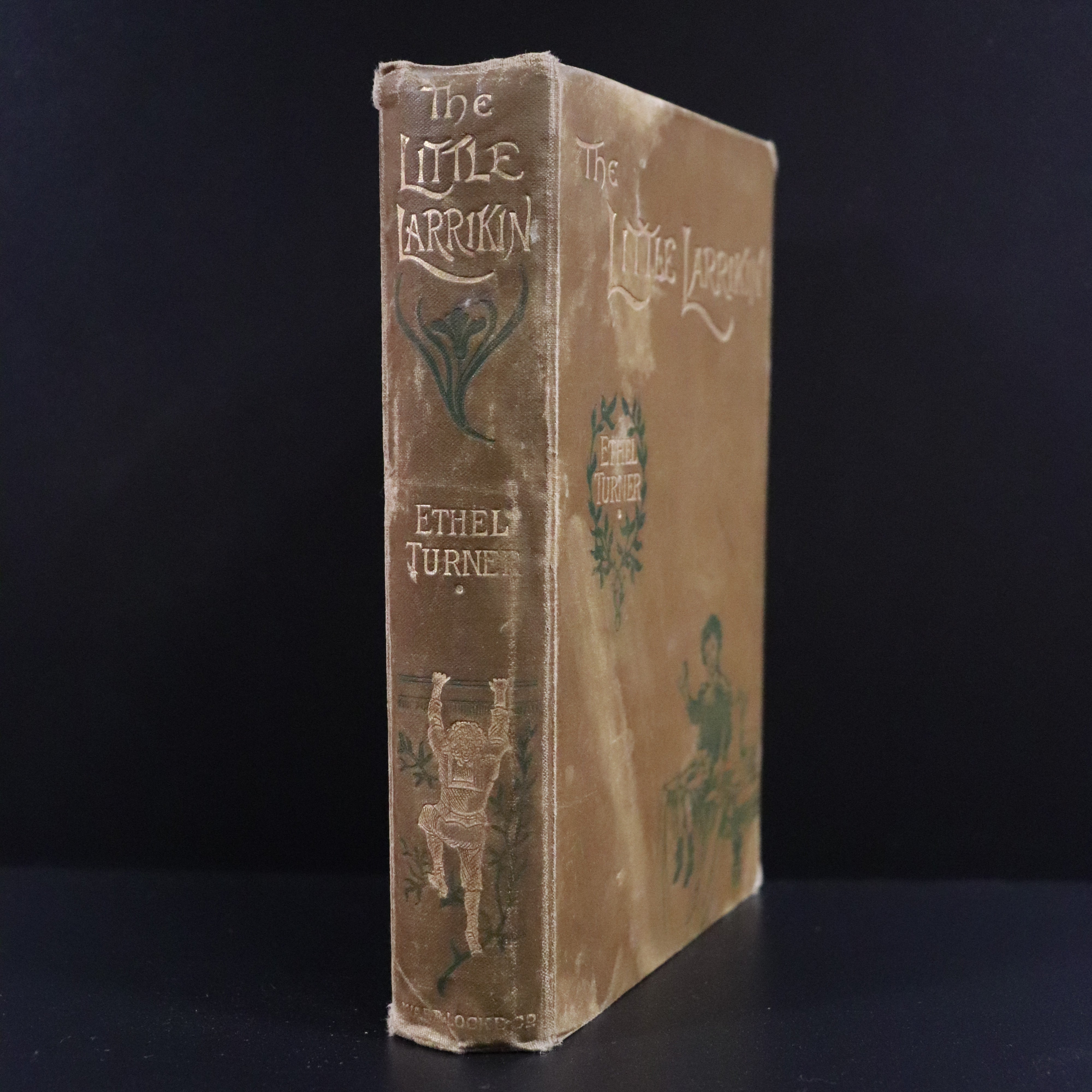 c1900 The Little Larrikin by Ethel Turner Antique Australian Fiction Book