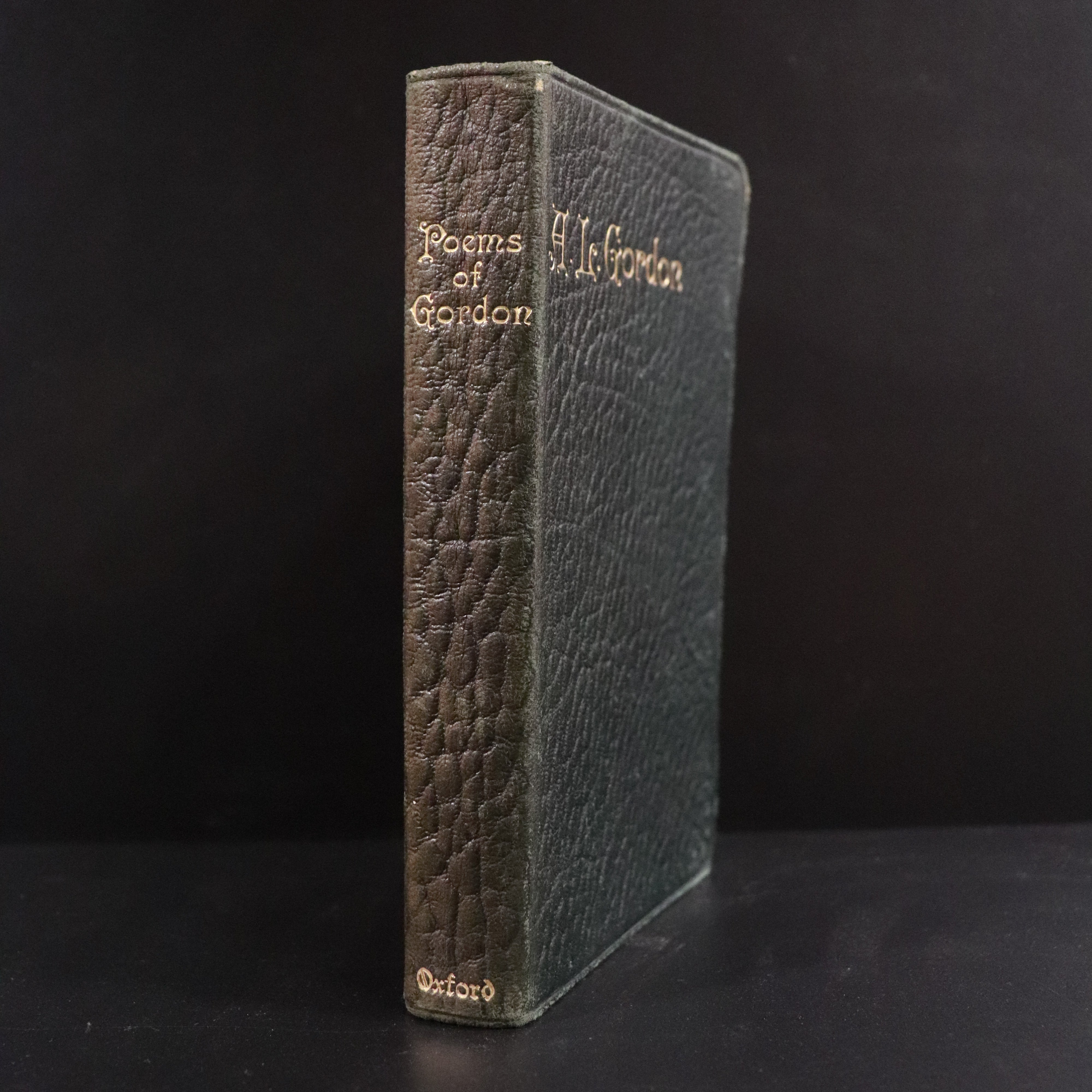 1923 The Poems Of Adam Lindsay Gordon Oxford Edition Antique Poetry Book