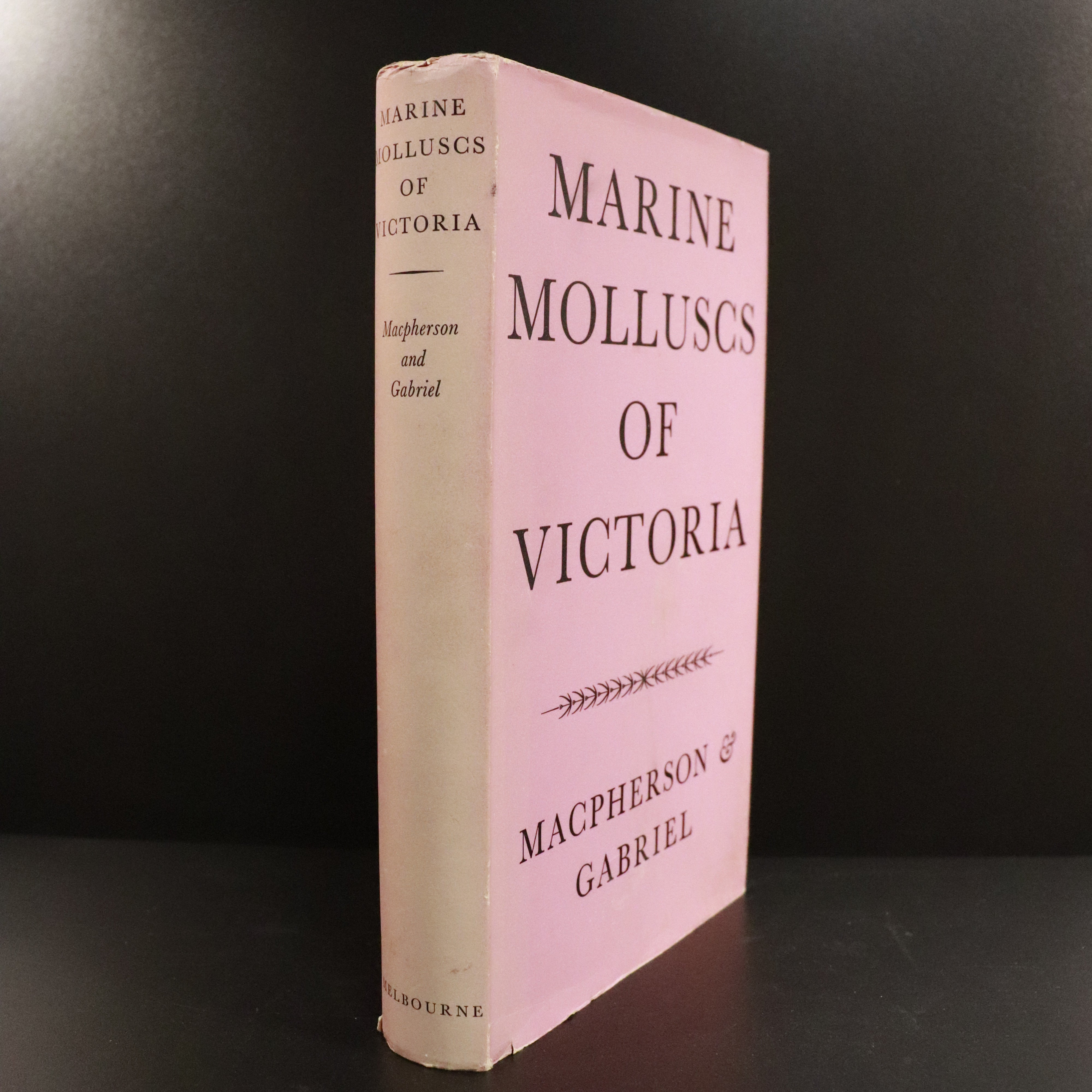 1962 Marine Molluscs Of Victoria by J Macpherson Australian Natural History Book