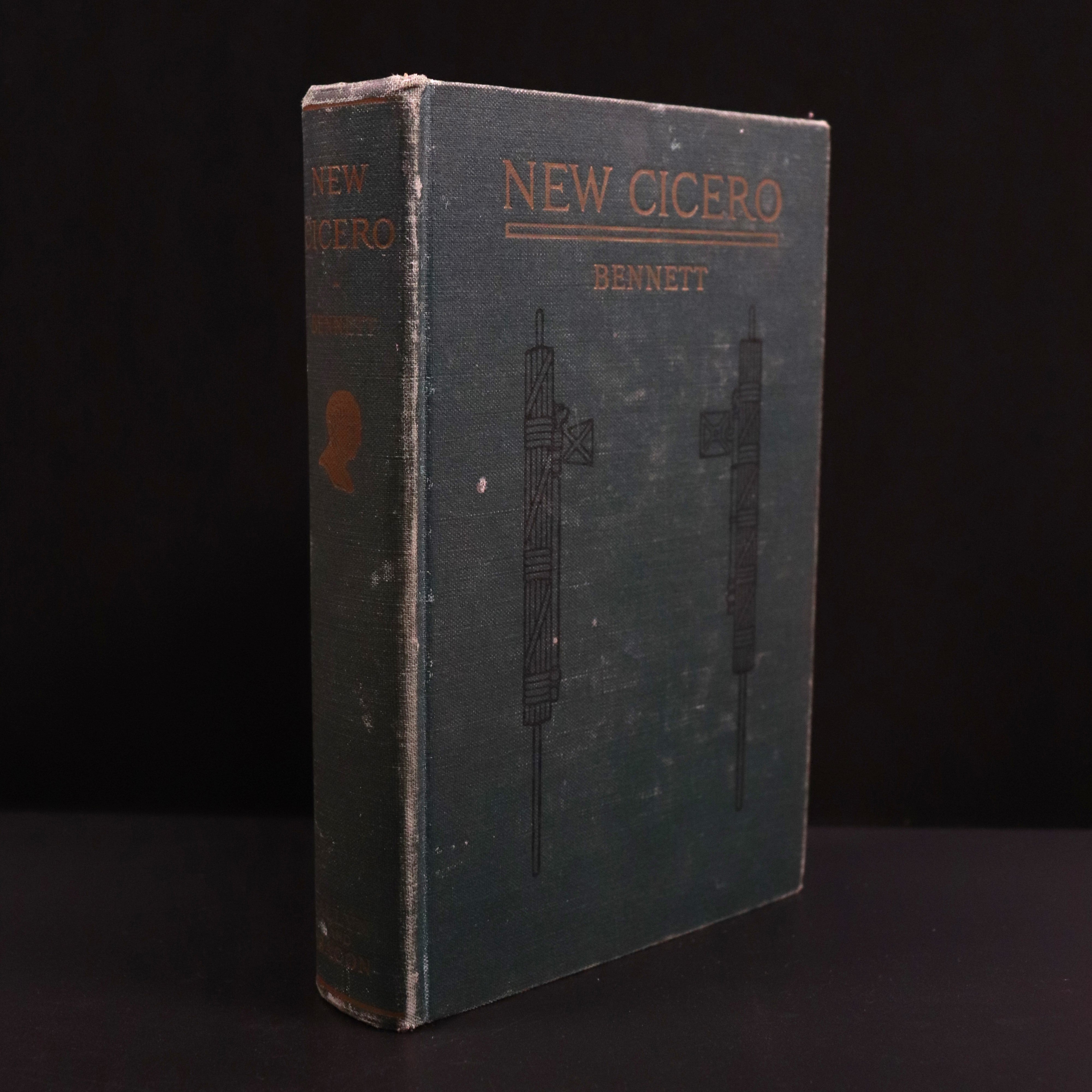 1946 Selections From Cicero by Charles E. Bennett Antique Roman History Book