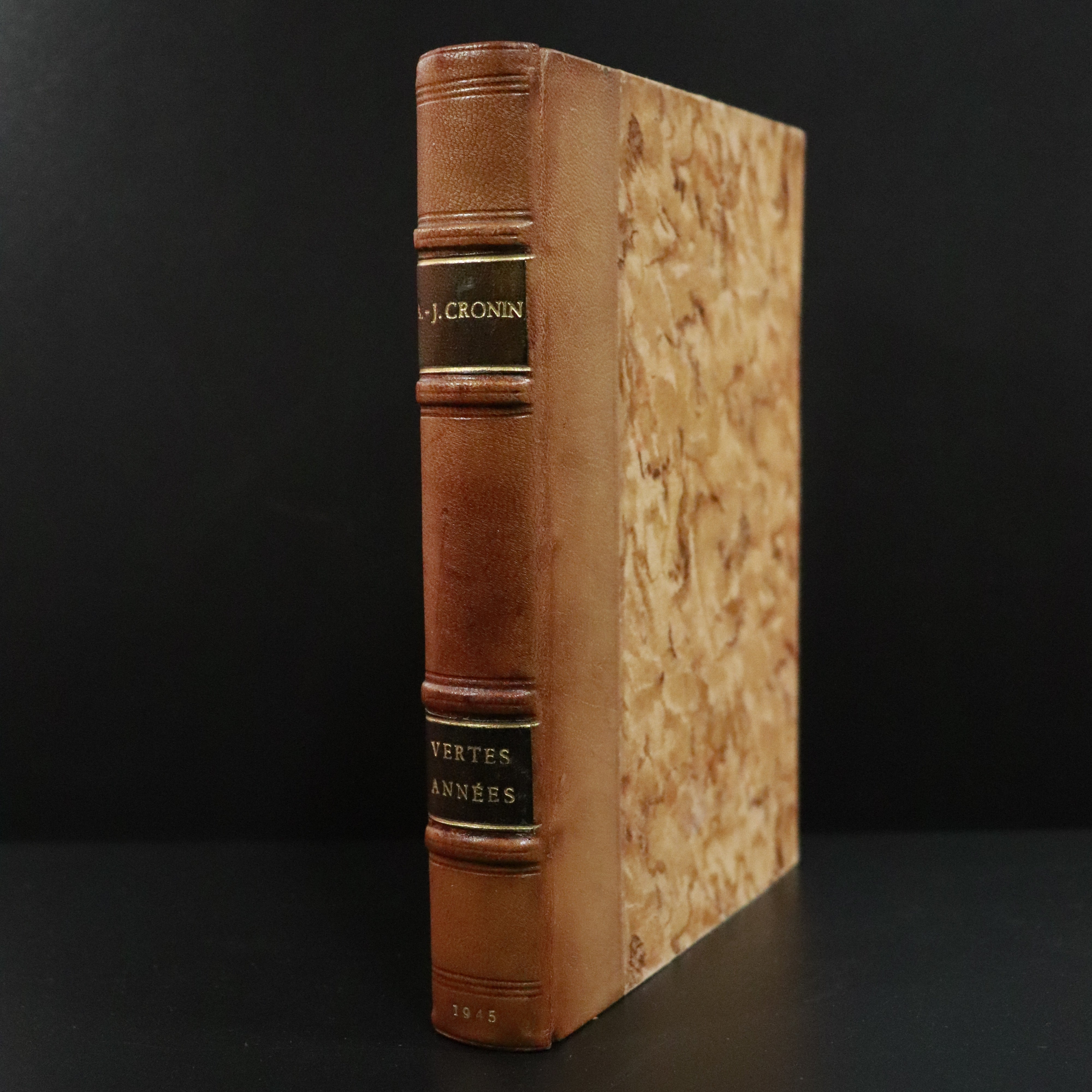 1945 Les Vertes Annees by AJ Cronin Ltd Edition French Fiction Book Fine Binding