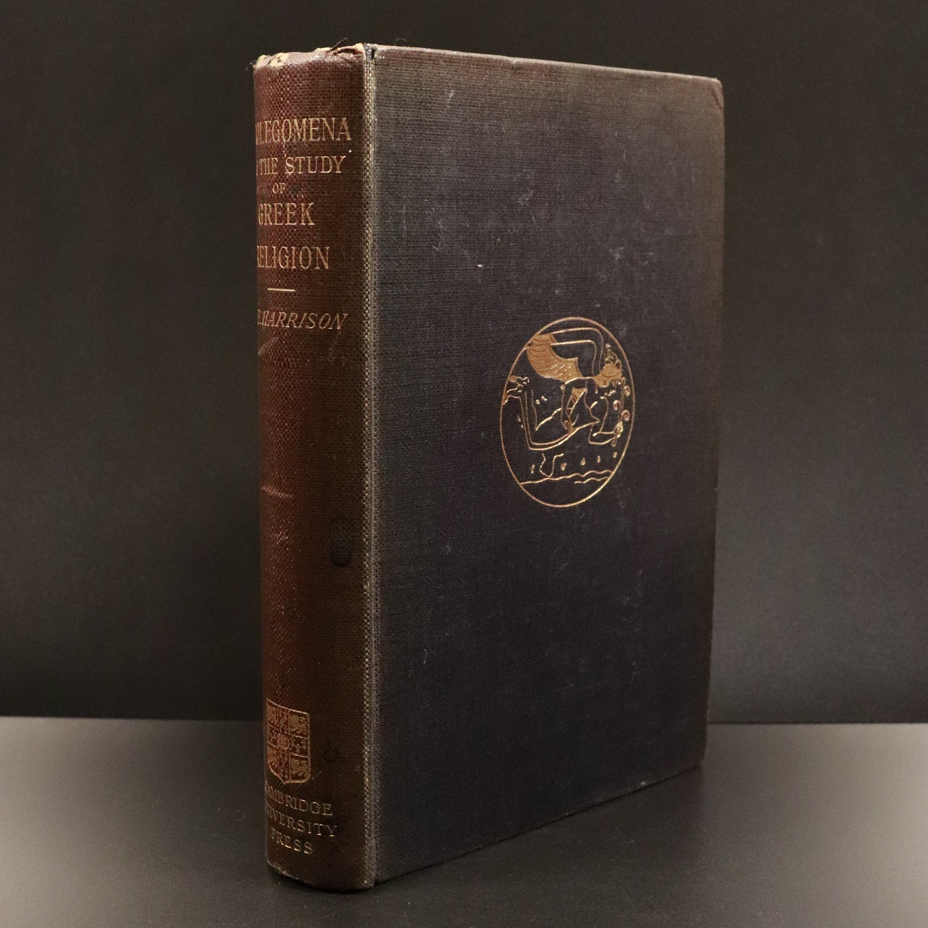 1908 Prolegomena To The Study Of Greek Religion Antique Theology Book