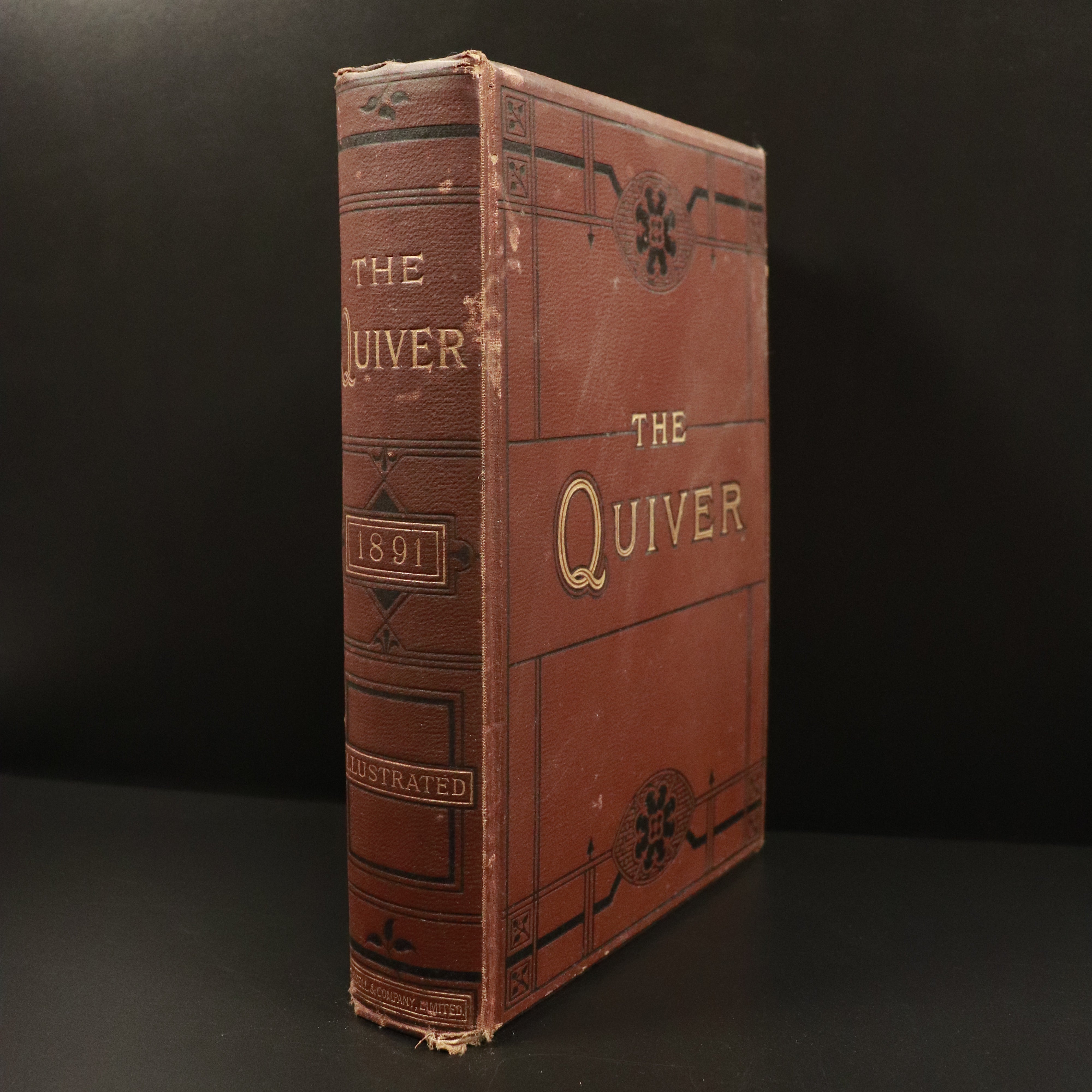 1891 The Quiver: An Illustrated Magazine Antique British Literature Book