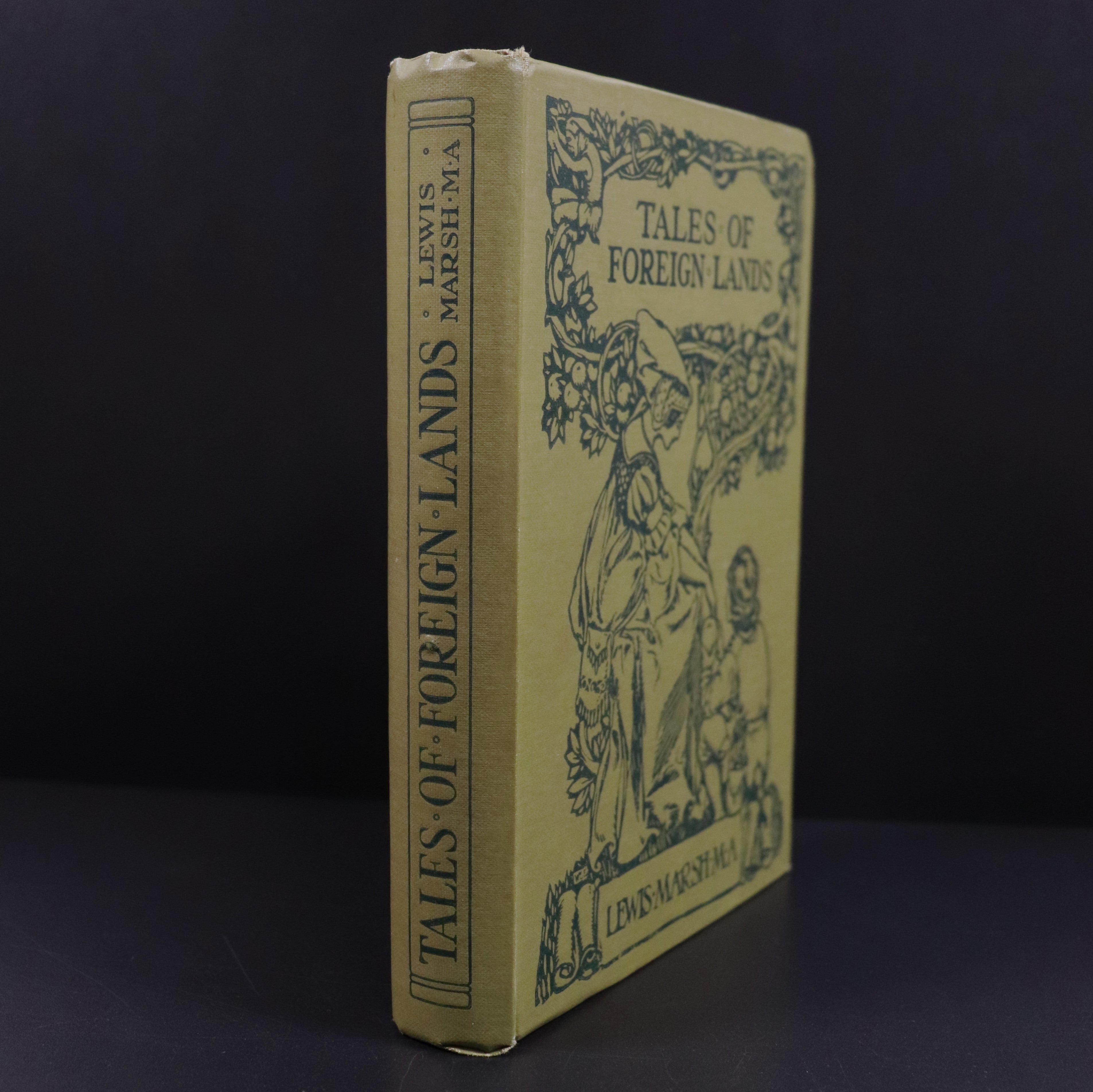 1934 Tales Of Foreign Lands by Lewis Marsh Antique Childrens Literature Book