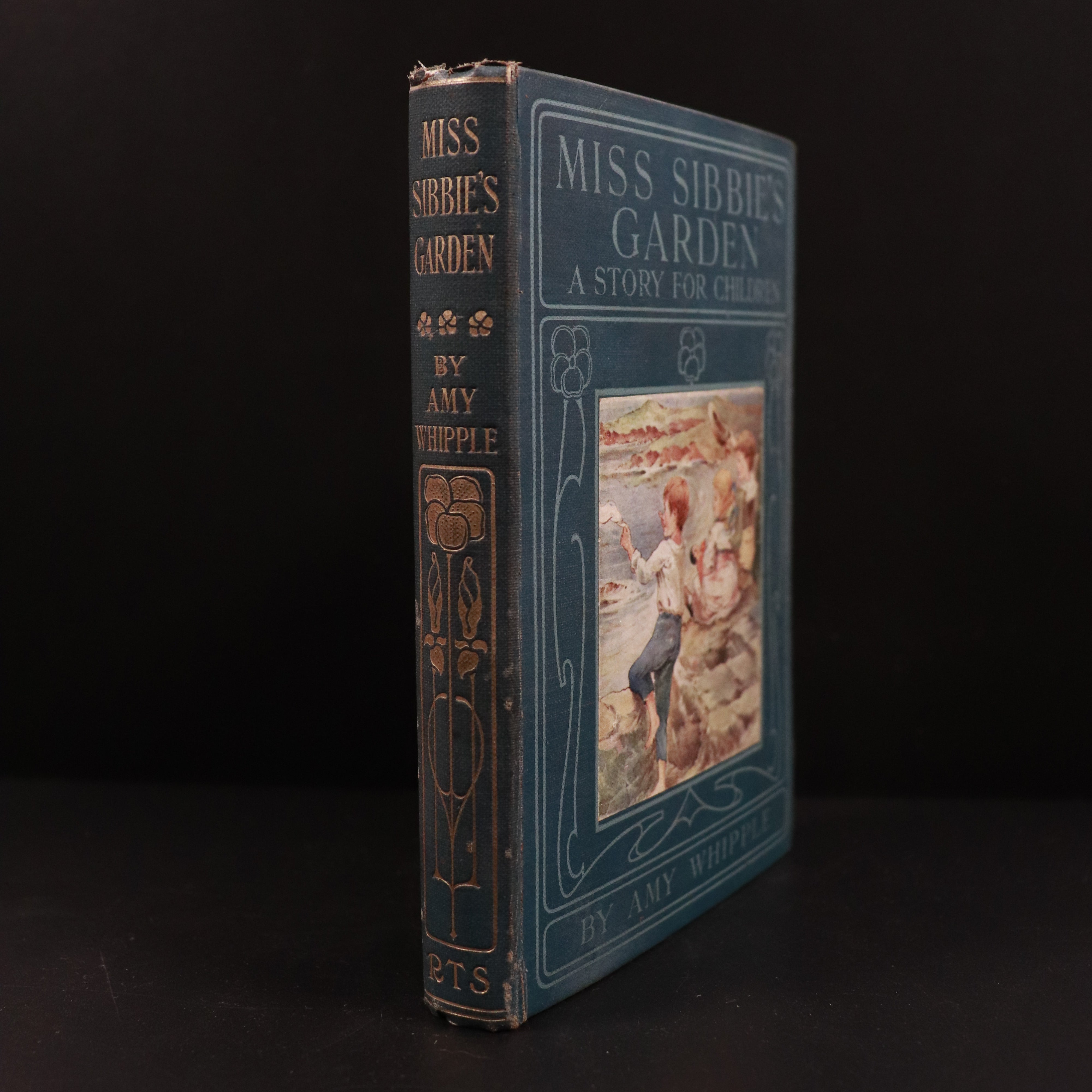1907 Miss Sibbie's Garden by Amy Whipple Antique Illustrated Childrens Book