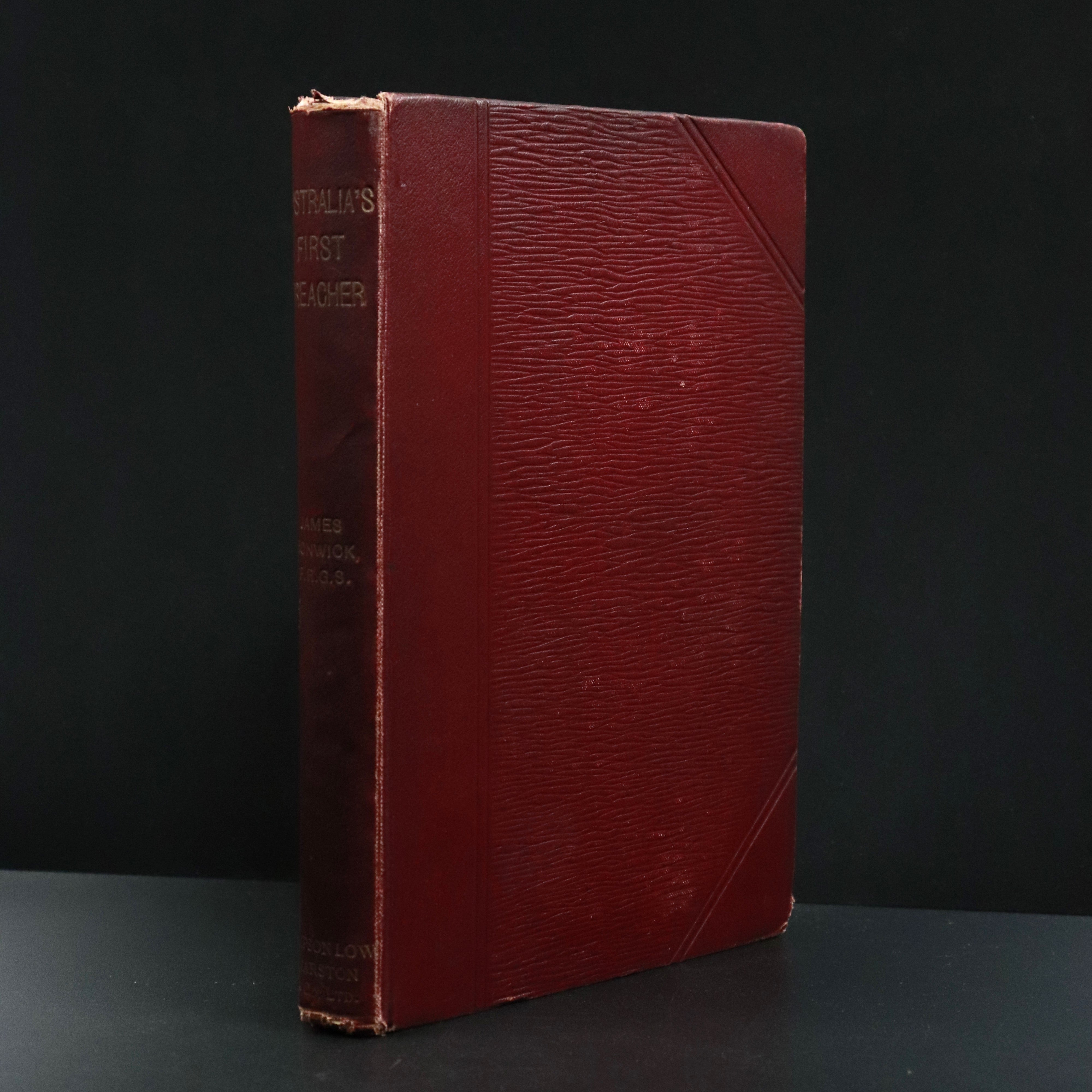 1898 Australia's First Preacher Richard Johnson Antique Australian History Book