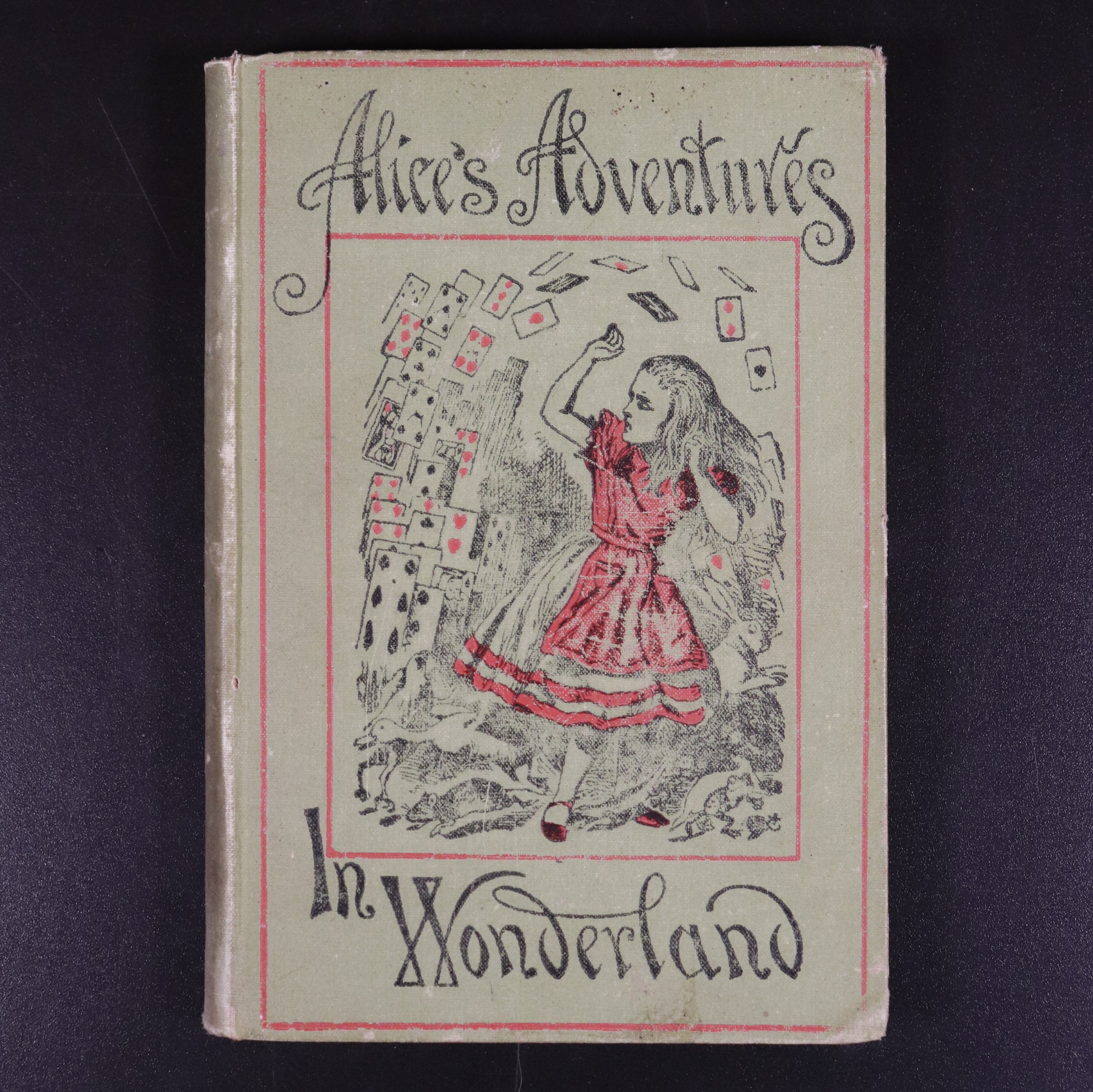 1907 Alice's Adventures In Wonderland by L Carroll Antique Fiction Book Tenniel