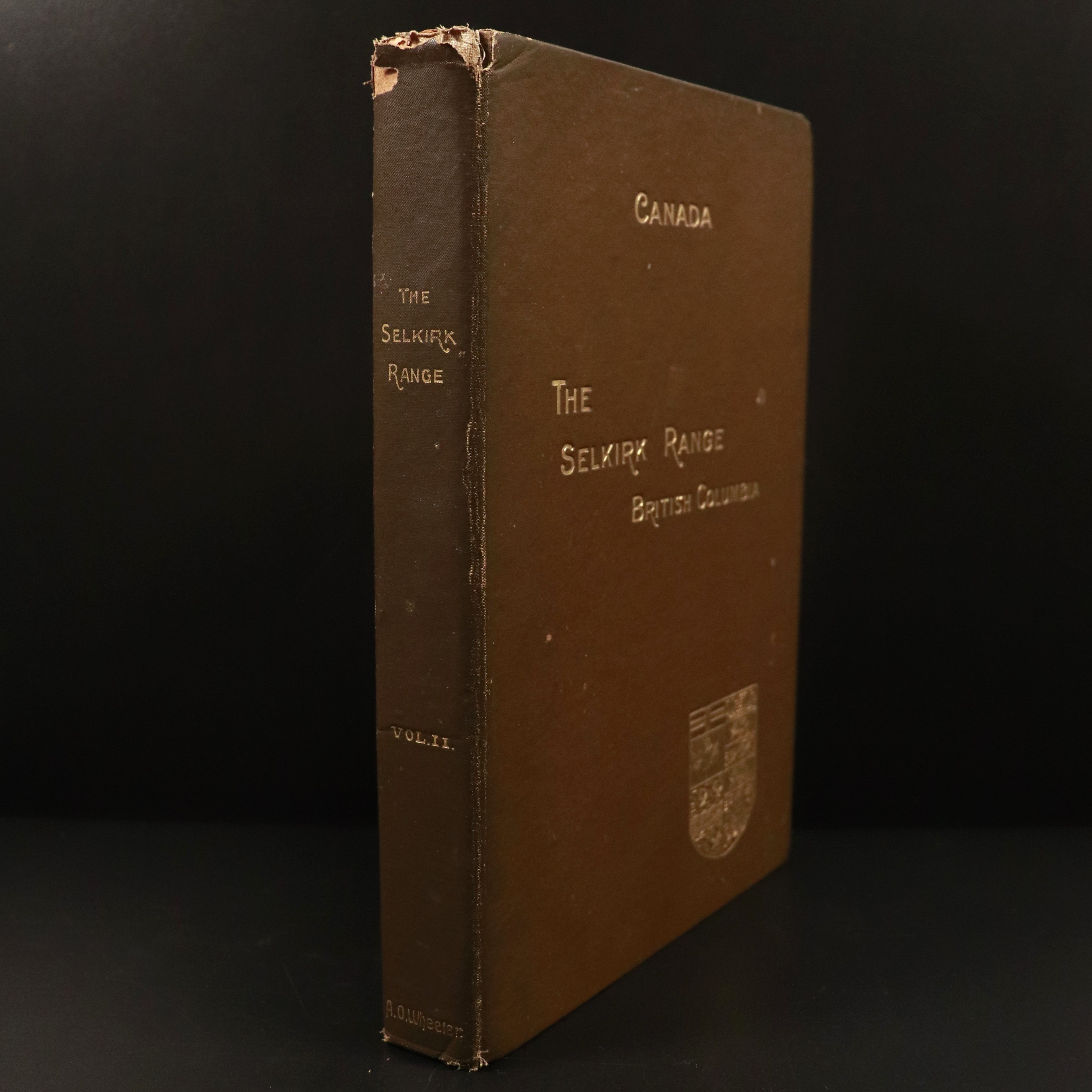 1905 The Selkirk Range British Columbia Volume 2 MAPS by A.O. Wheeler