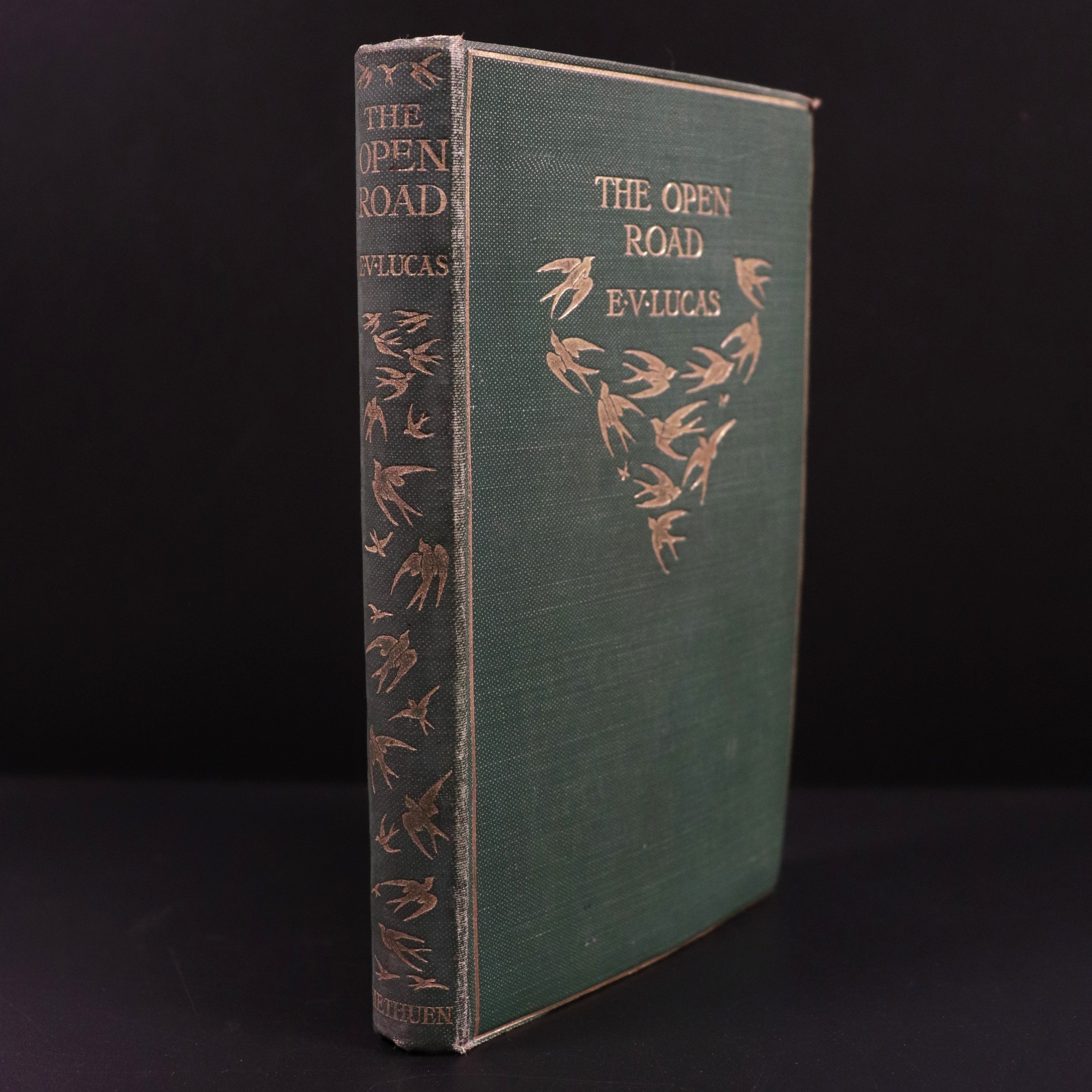 1908 The Open Road A Little Book For Wayfarers by E.V. Lucas Antique Poetry Book