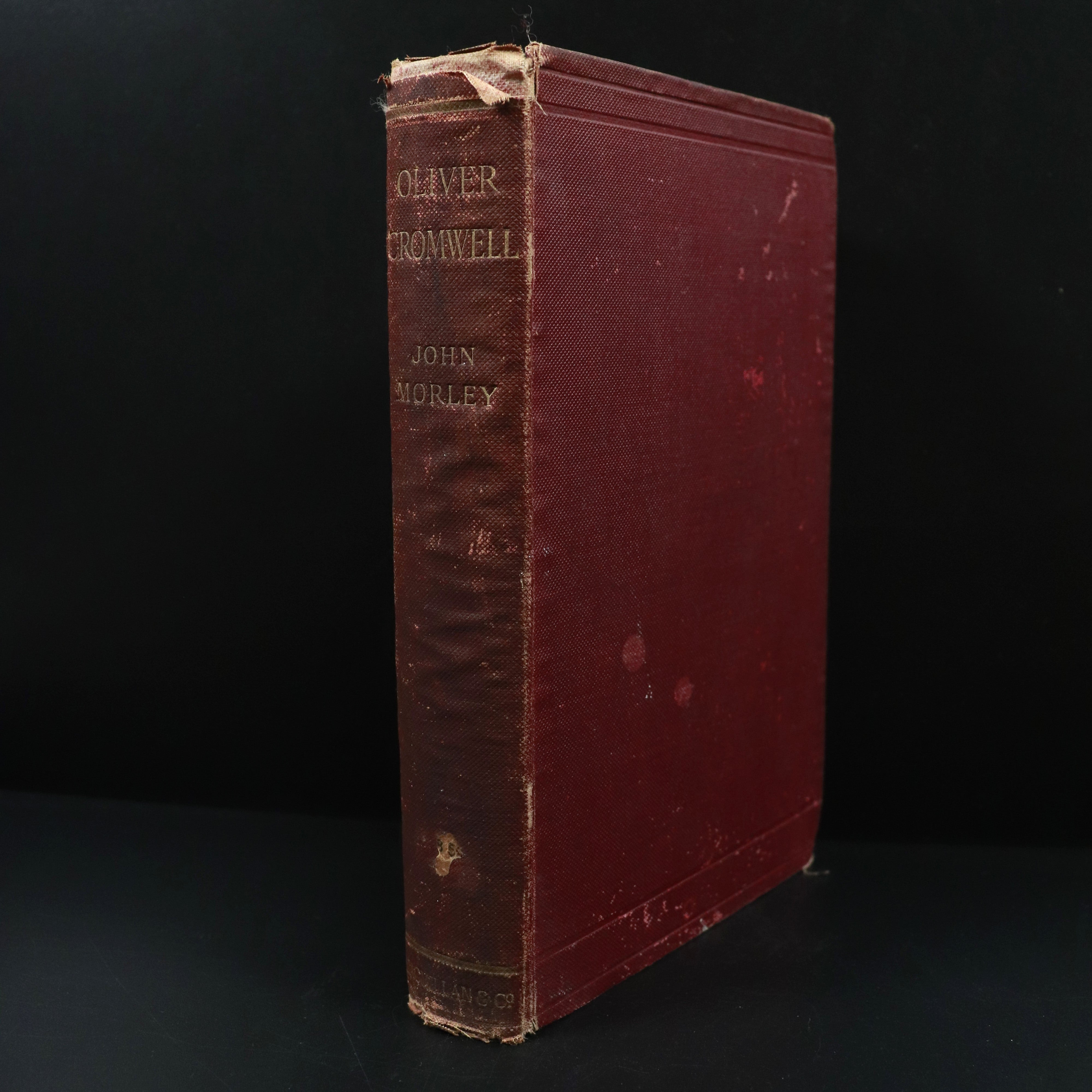1901 Oliver Cromwell by John Morley Antique British History Book