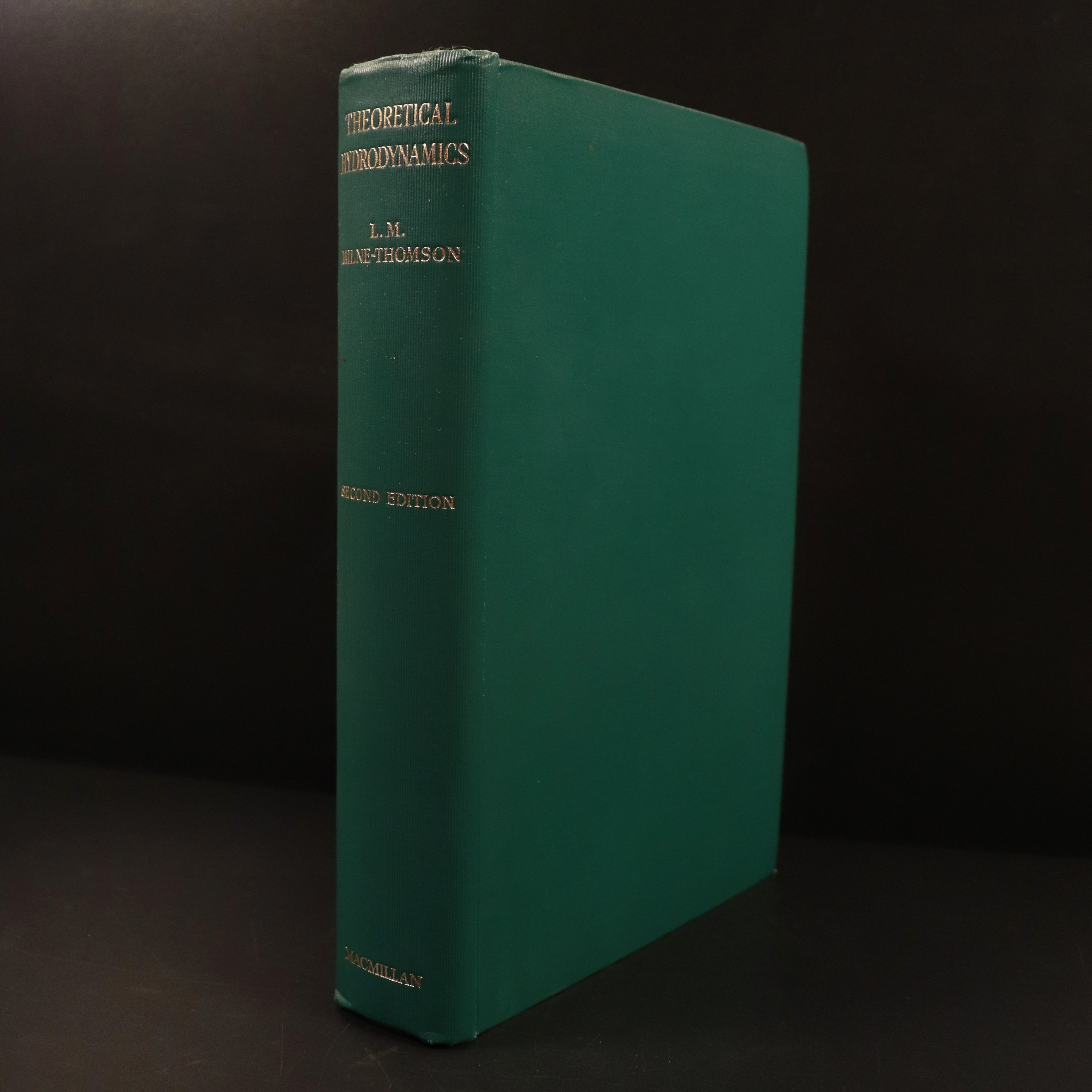 1949 Theoretical Hydrodynamics by L Milne Thomson Vintage Science Reference Book
