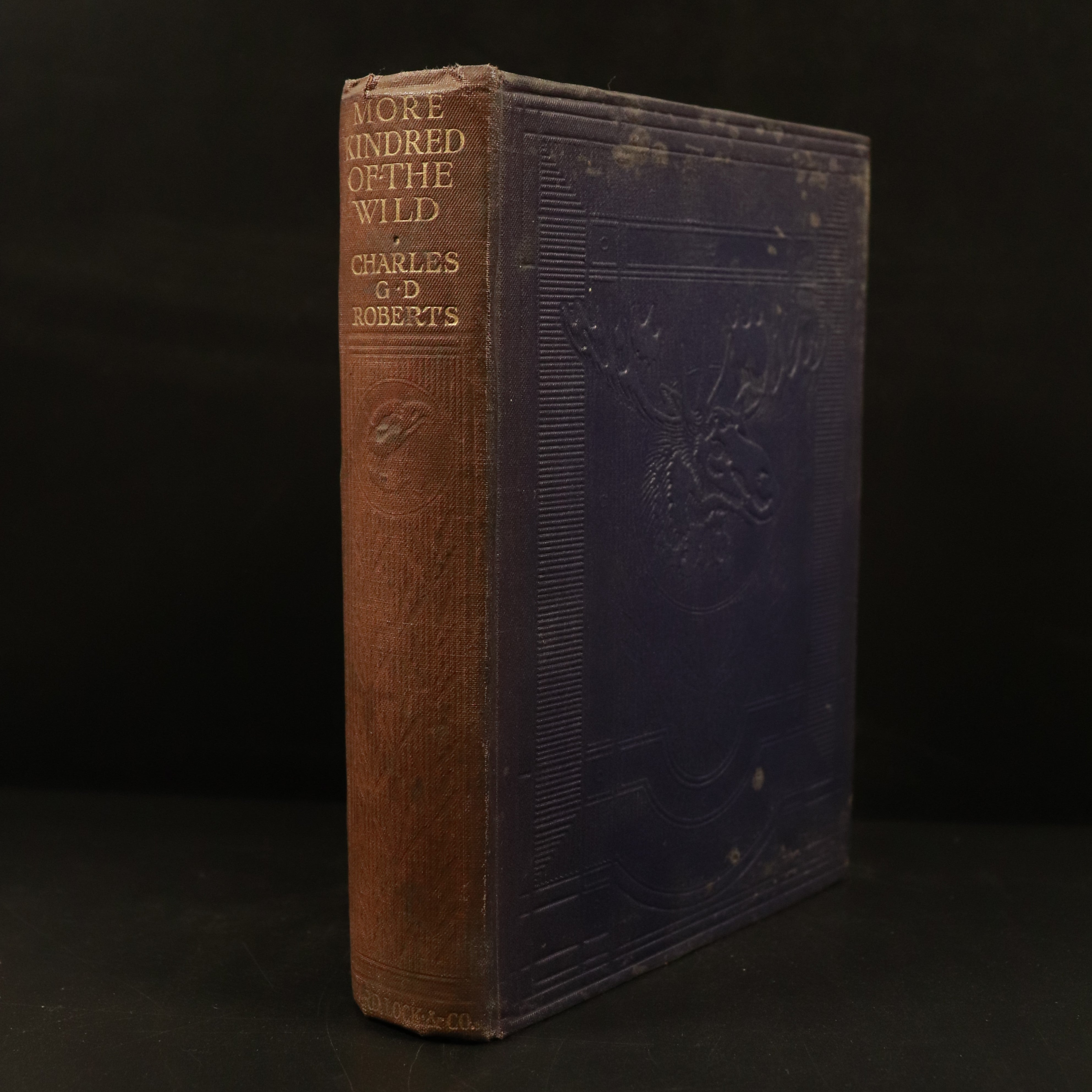 1911 More Kindred Of The Wild Charles Roberts 1st Edition Canadian Fiction Book