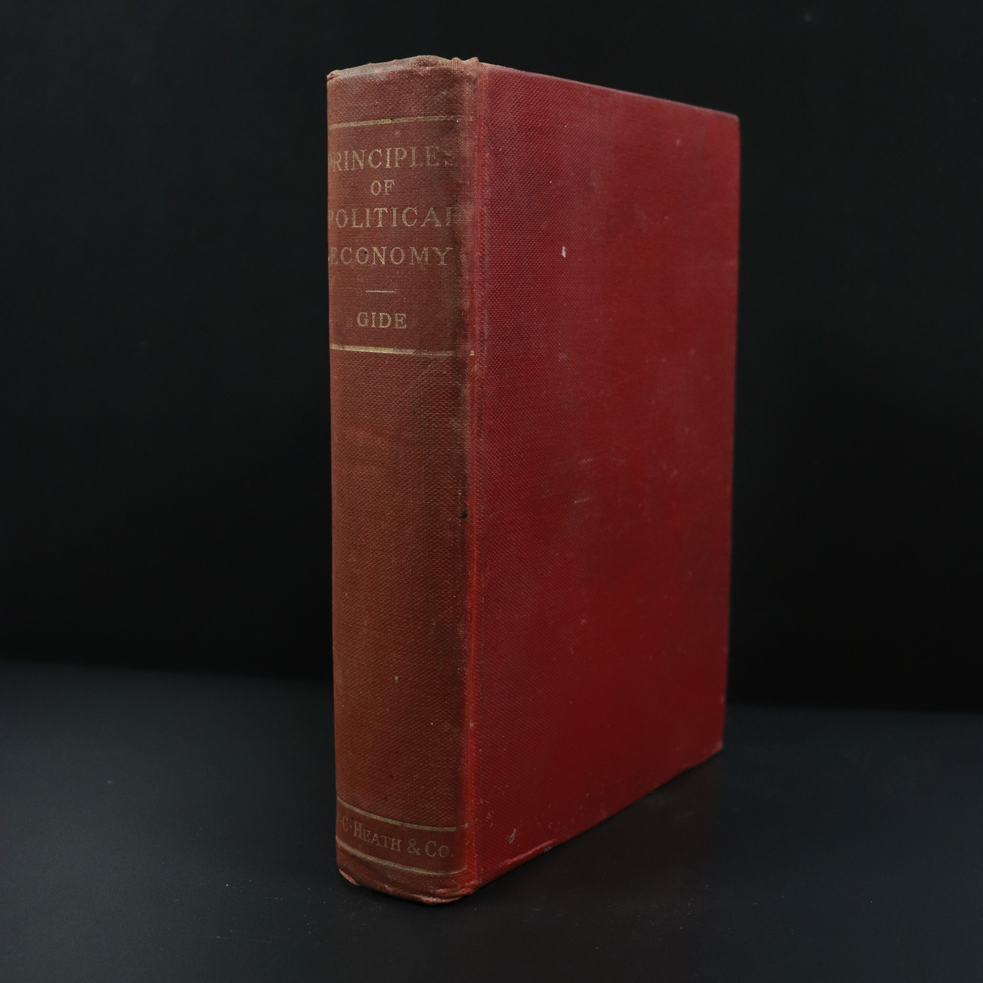 1903 Principles Of Political Economy by Charles Gide Antique Economics Book