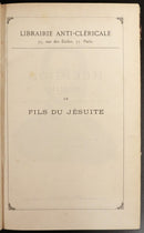c1879 Le Fils Du Jesuite by Leo Taxil Antiquarian French Theology Book-2