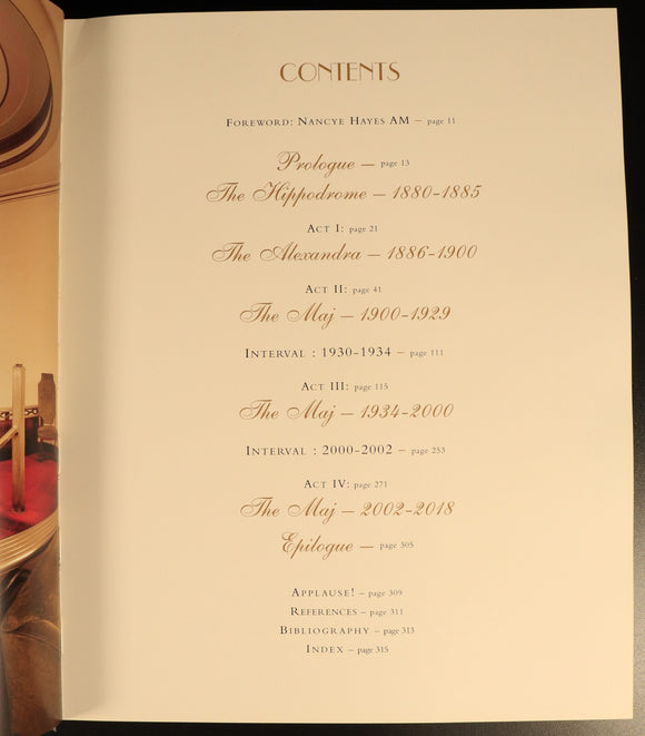 Her Majesty's Theatre Melbourne by F. Van Straten 2018 Australian History Book