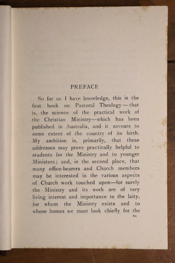 1908 The King's Business by John Walker Antique Australian Theology Book