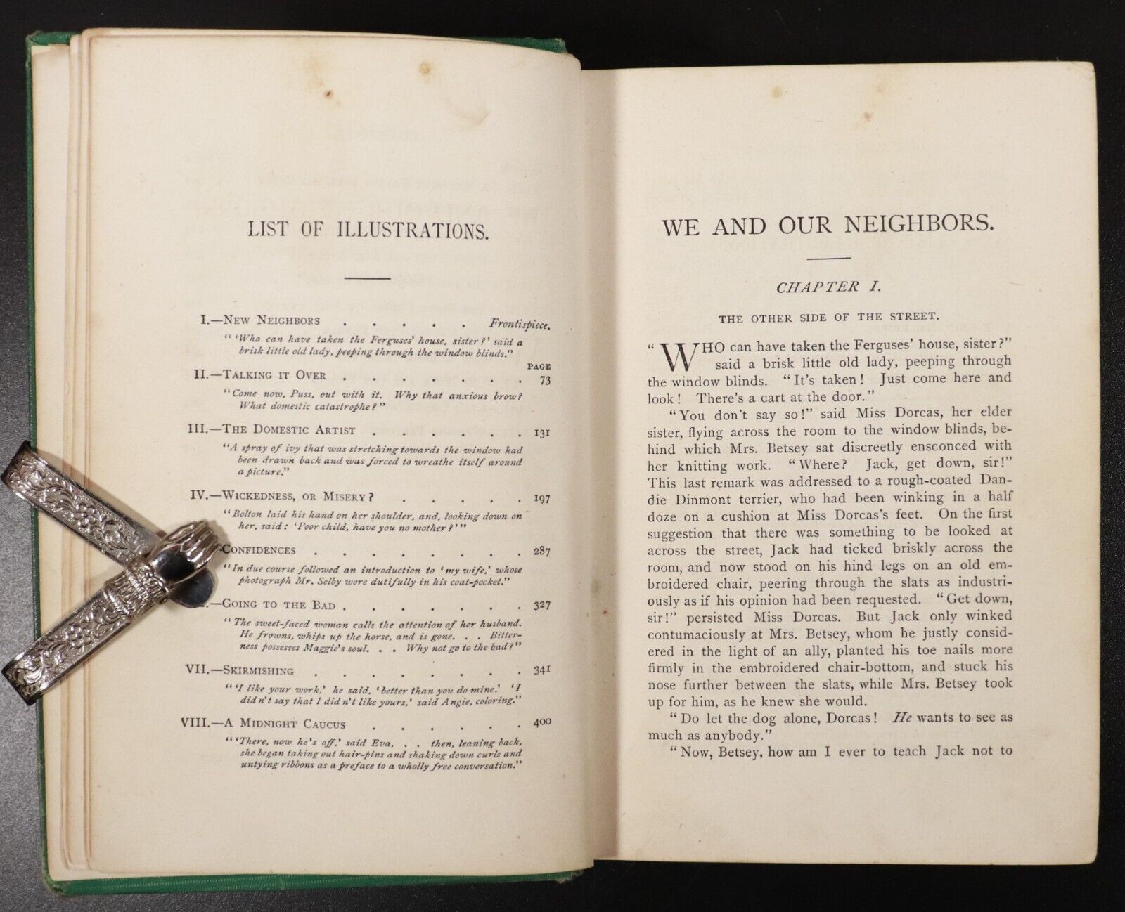 1875 We And Our Neighbours by Harriet B. Stowe Antique Fiction Book 1st Edition