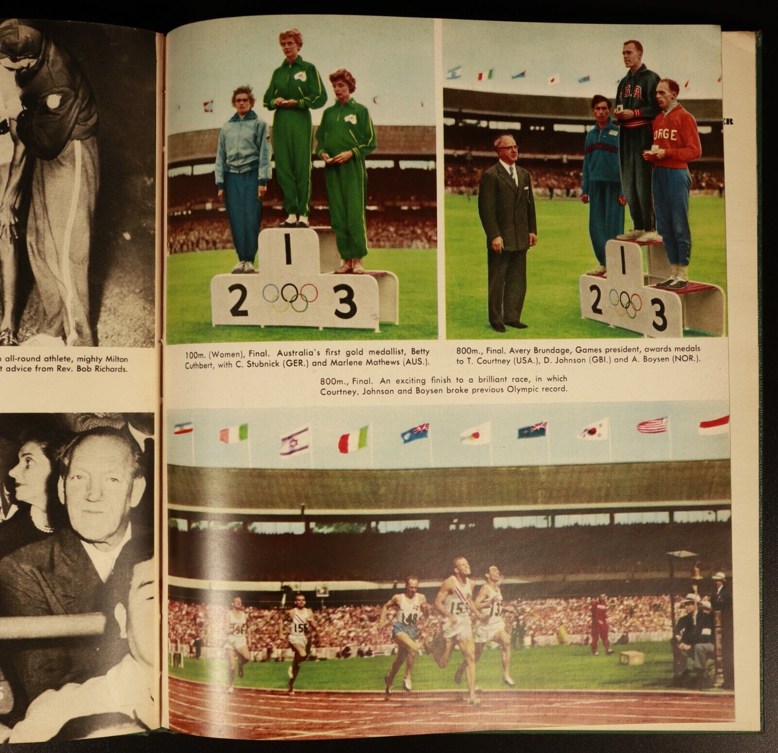 1956 The Olympic Games Melbourne 1956 Australian Sport History Book Illustrated