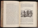 1888 2vol Half Hours With The Best Authors by C. Knight Antique Book Set-6