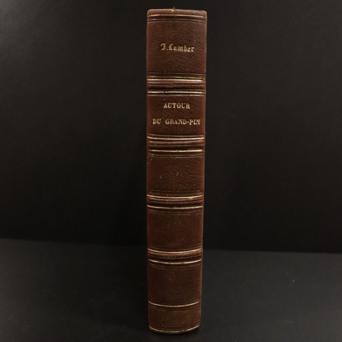 1863 Voyage Autour Du Grand Pin by Juliette Lamber Antiquarian French Book