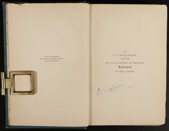 1898 From England To The Back Blocks by Roland Graeme Australian Fiction Book