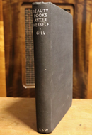 1933 Beauty Looks After Herself by Eric Gill Architecture Reference Book-1