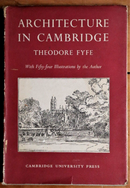 1942 Architecture In Cambridge: Theodore Fyfe Antique British Architecture Book-1