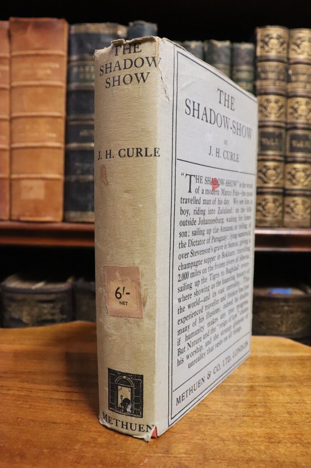 1927 The Shadow Show by J.H. Curle World Travel & Observation Book