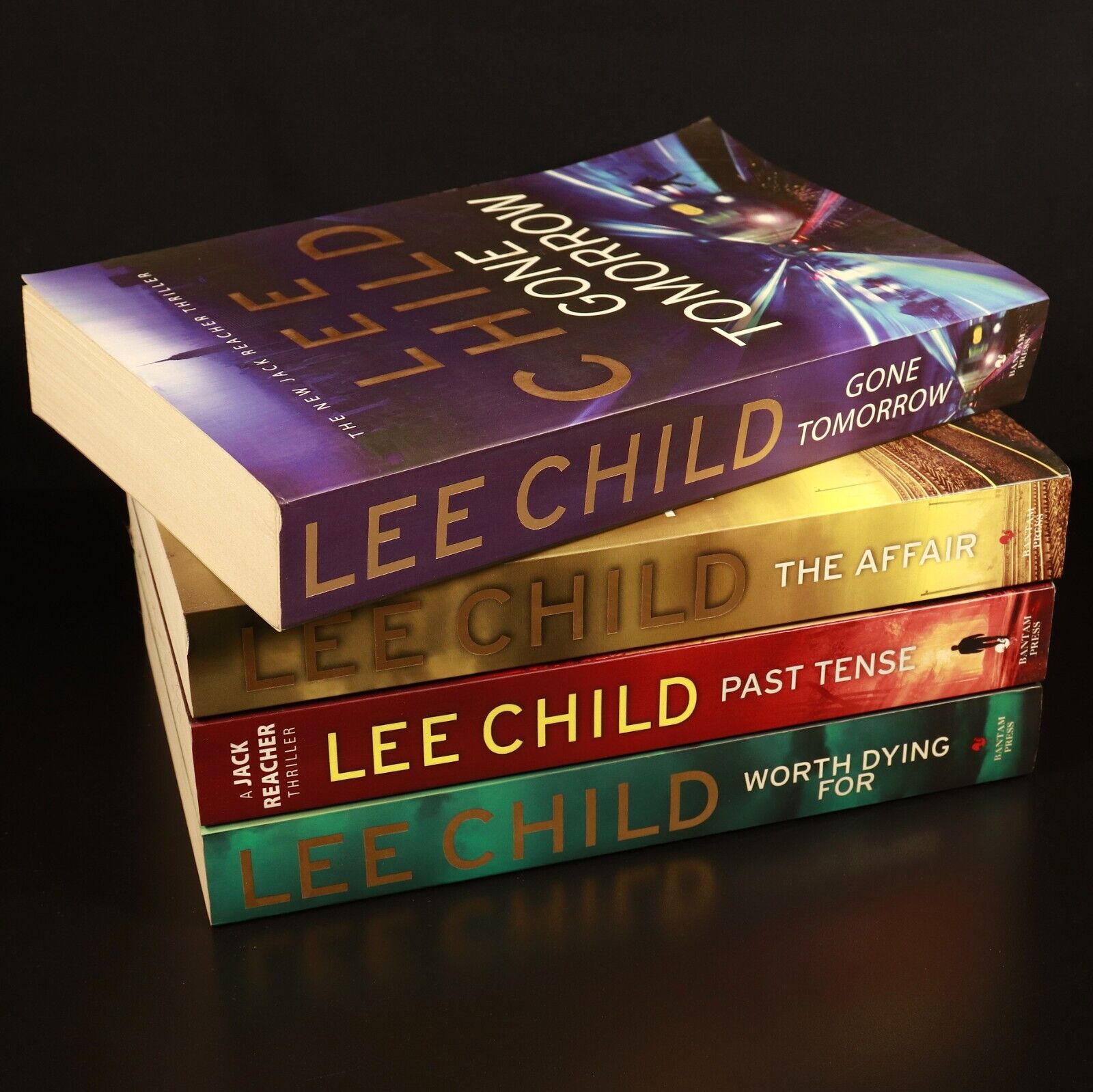 Lee Child Jack Reacher Crime Thriller Bulk Lot Fiction Books Includes 4 Volumes