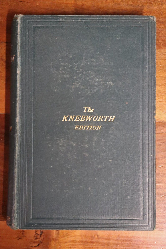 1875 The New Timon by Lord Lytton Antique Poetry & Literature Book