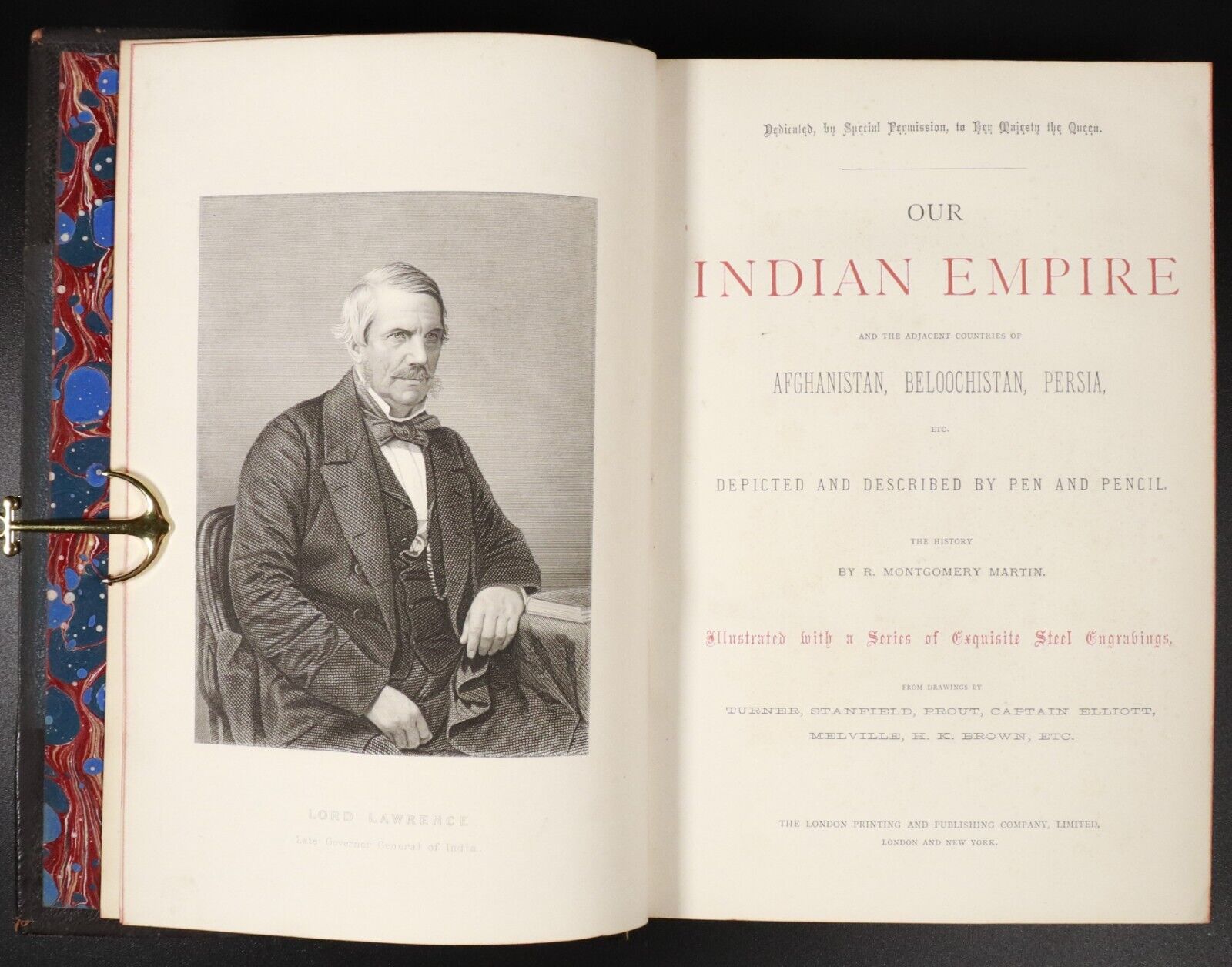 c1880 3vol Our Indian Empire by R Montgomery Martin Antiquarian History Book Set