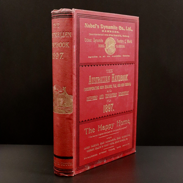 1897 Australian Handbook Directory Business Guide Antiquarian Reference Book