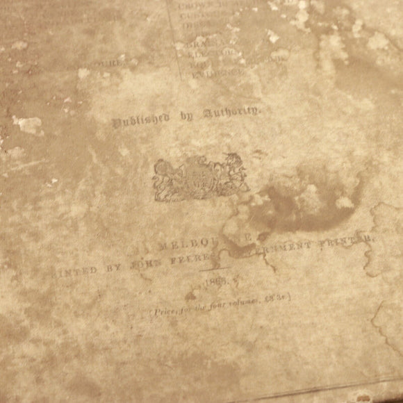 1866 Victorian Statutes Colony Of Victoria Antiquarian Australian History Book