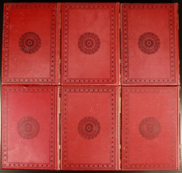 The Casquet Of Literature by Charles Gibbon 6vol c1877 Antique History Book Set