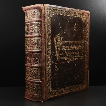 1888 Victoria & Its Metropolis Past Present Antiquarian Australian History Book