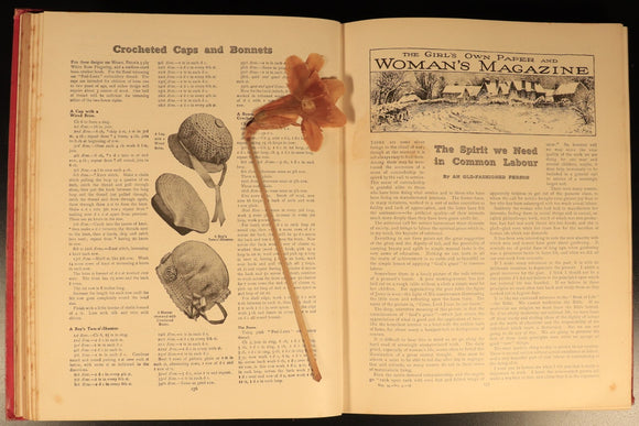 The Girls Own Annual 1919 Antique British Illustrated Girls Book Volume 39