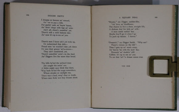 1918 Digger Smith by CJ Dennis 1st Edition Australian WW1 Anzac Fiction Book