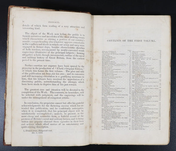 1836 4vol Tales Of The Wars Naval Military Antiquarian British History Book Set