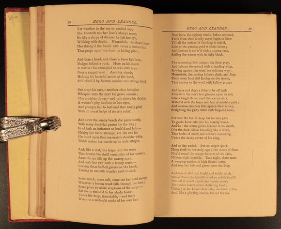 c1880 The Poetical Works Of Thomas Hood Antique British Poetry Book