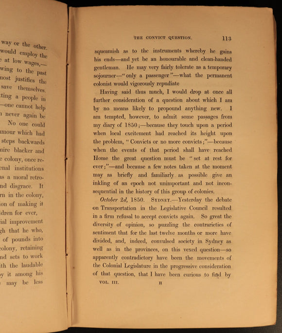 1852 Our Antipodes Australasian Colonies Antiquarian Australian History Books