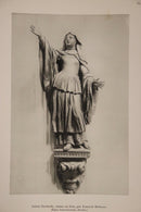 1928 L'architecture et La Sculpture en Belgique Antique Architecture Book-9