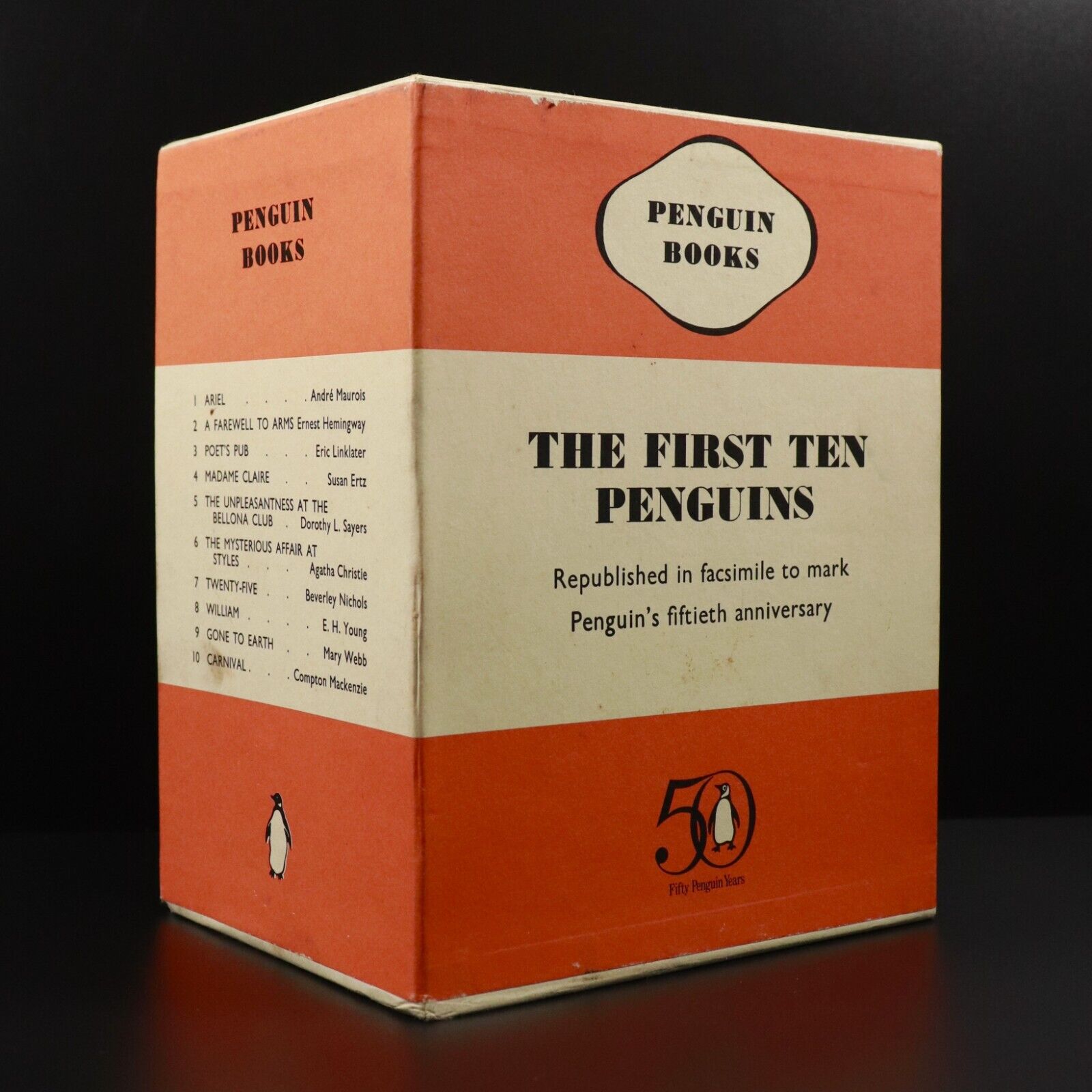 1985 The First Ten Penguins 50th Anniversary Box Set Paperback Books Fiction